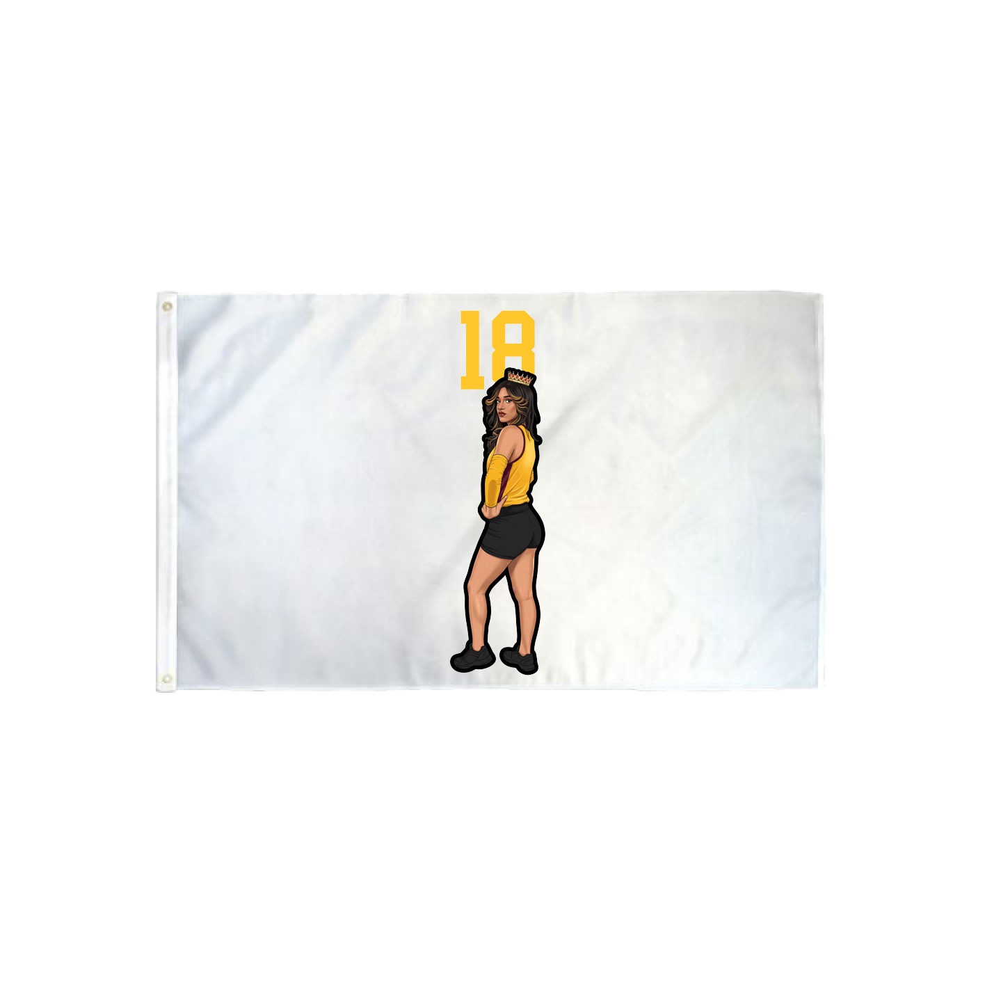 3x5 Flag — Number Top in Classic