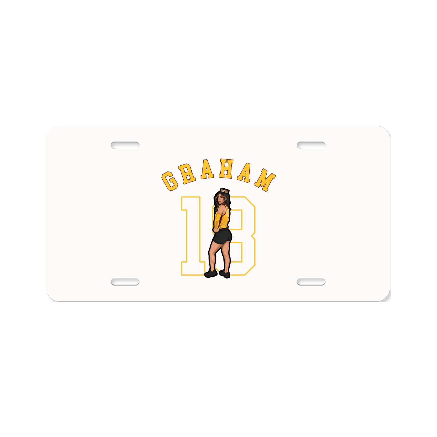 License Plate — Shirsey Arch in Classic