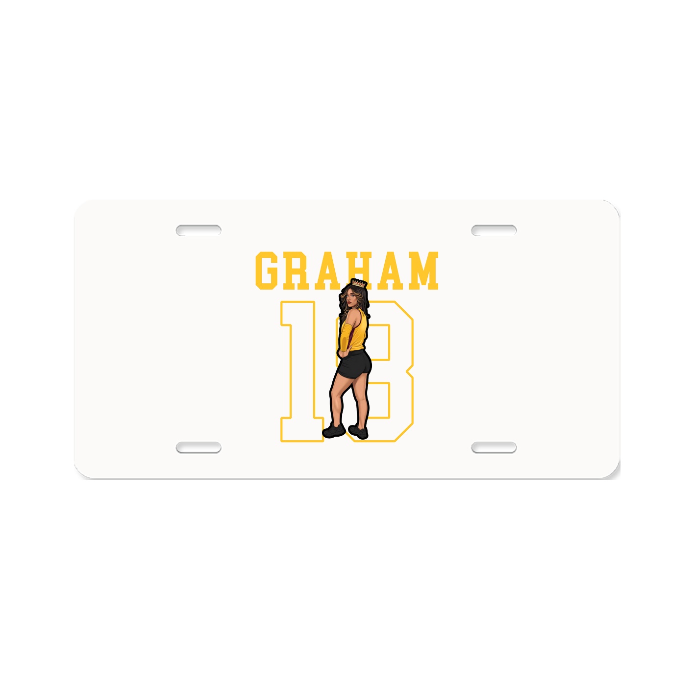 License Plate — Shirsey in Classic