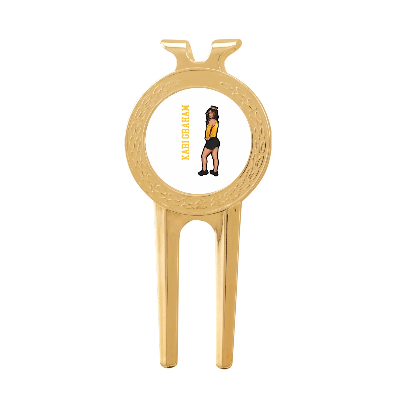 Divot Tool with Ball Marker — Name Vertical in Classic