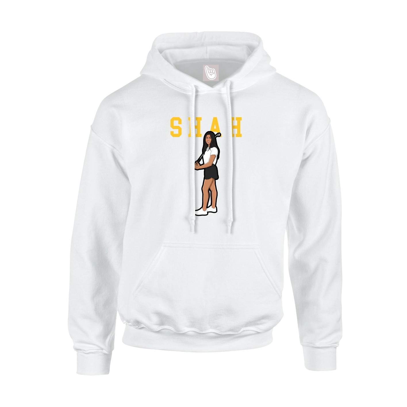 Hoodie — Shirsey in White