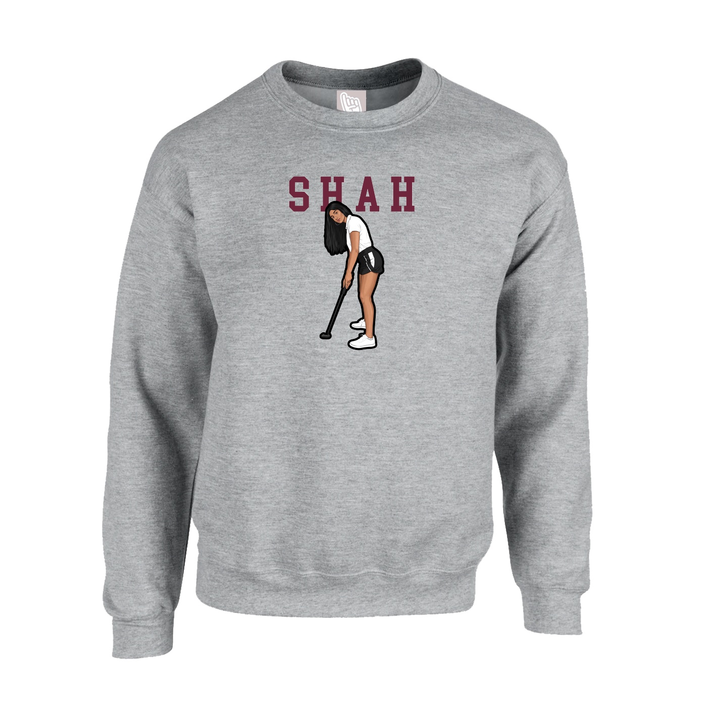 Fleece Crew — Shirsey in Grey
