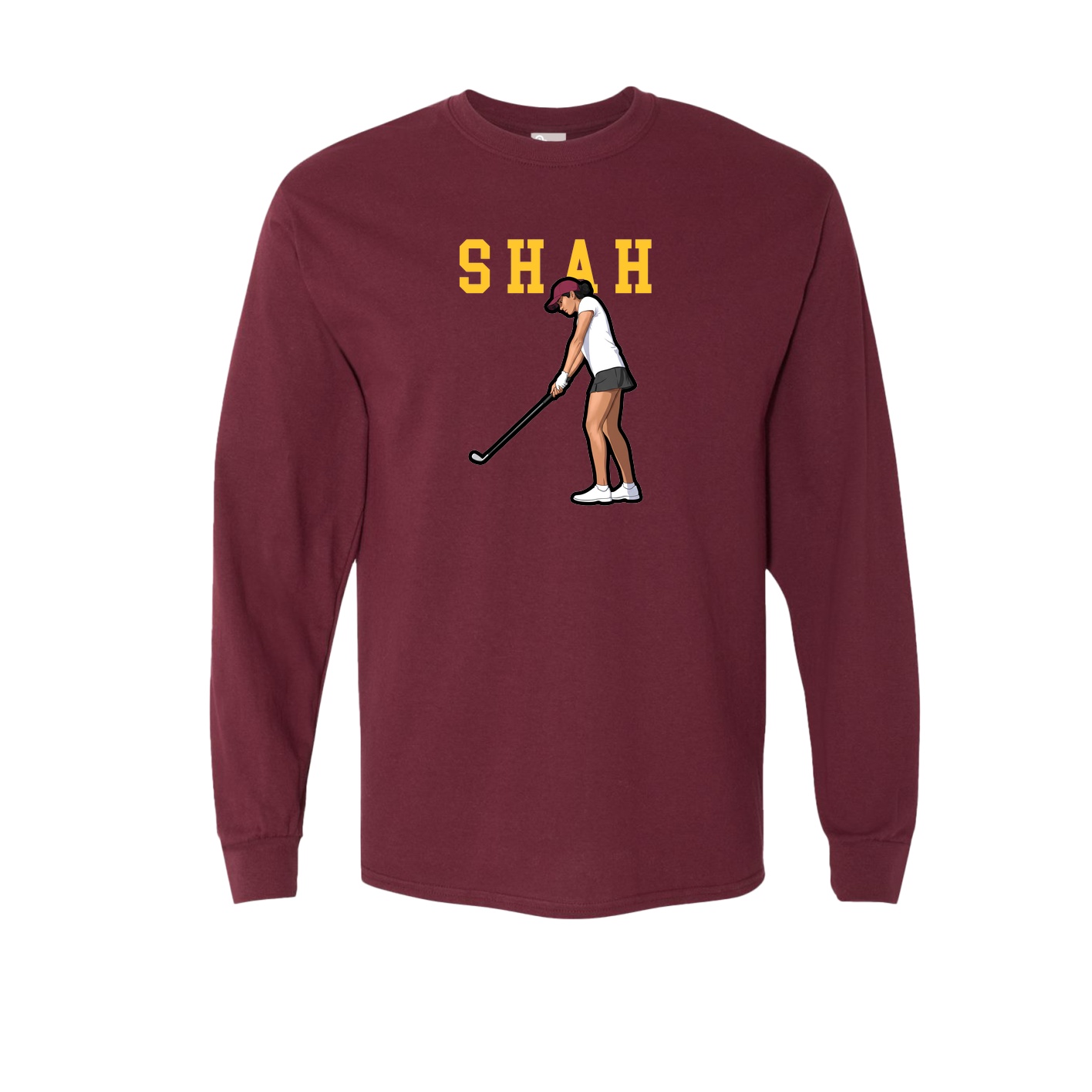 Long Sleeve Tee — Shirsey in Maroon