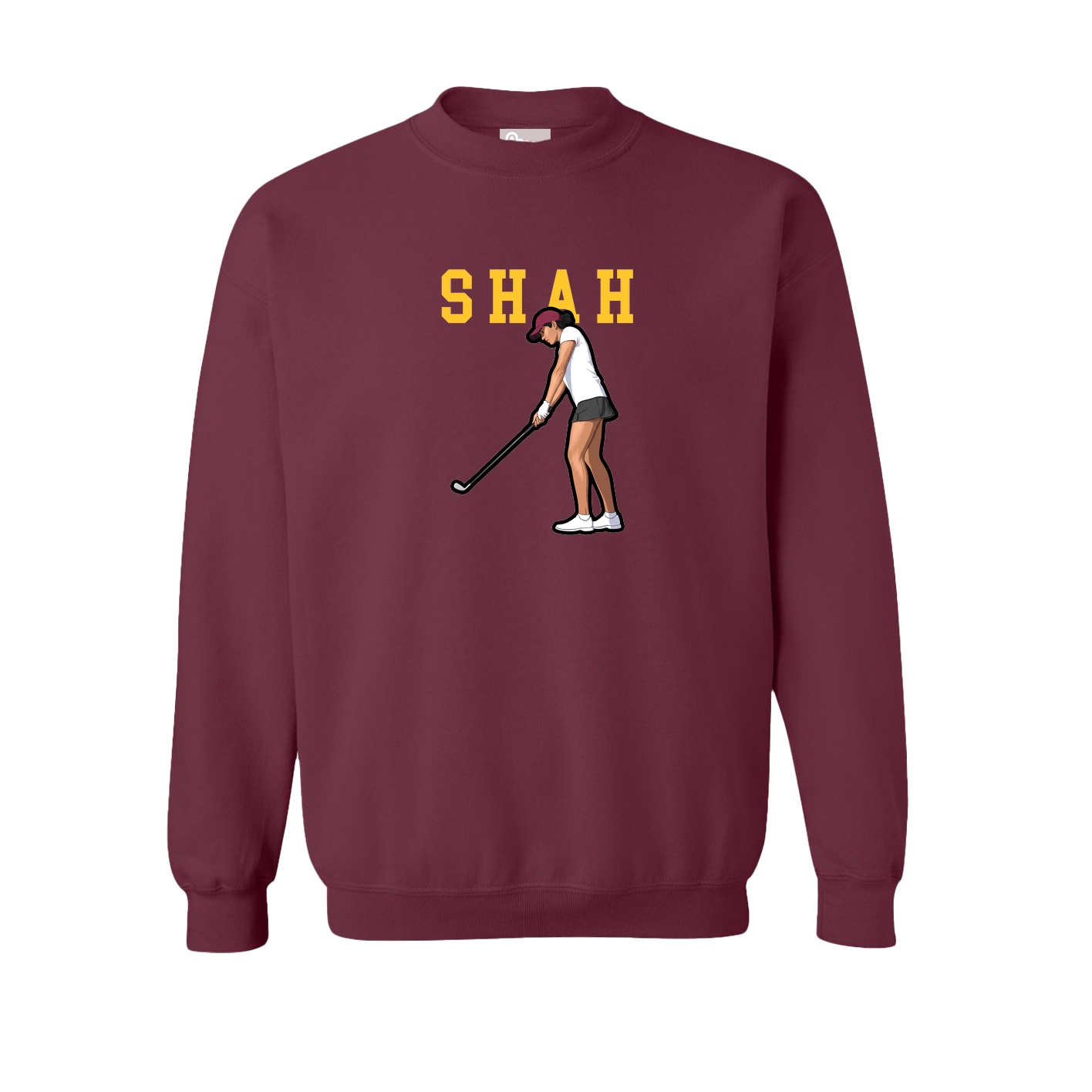 Fleece Crew — Shirsey in Maroon