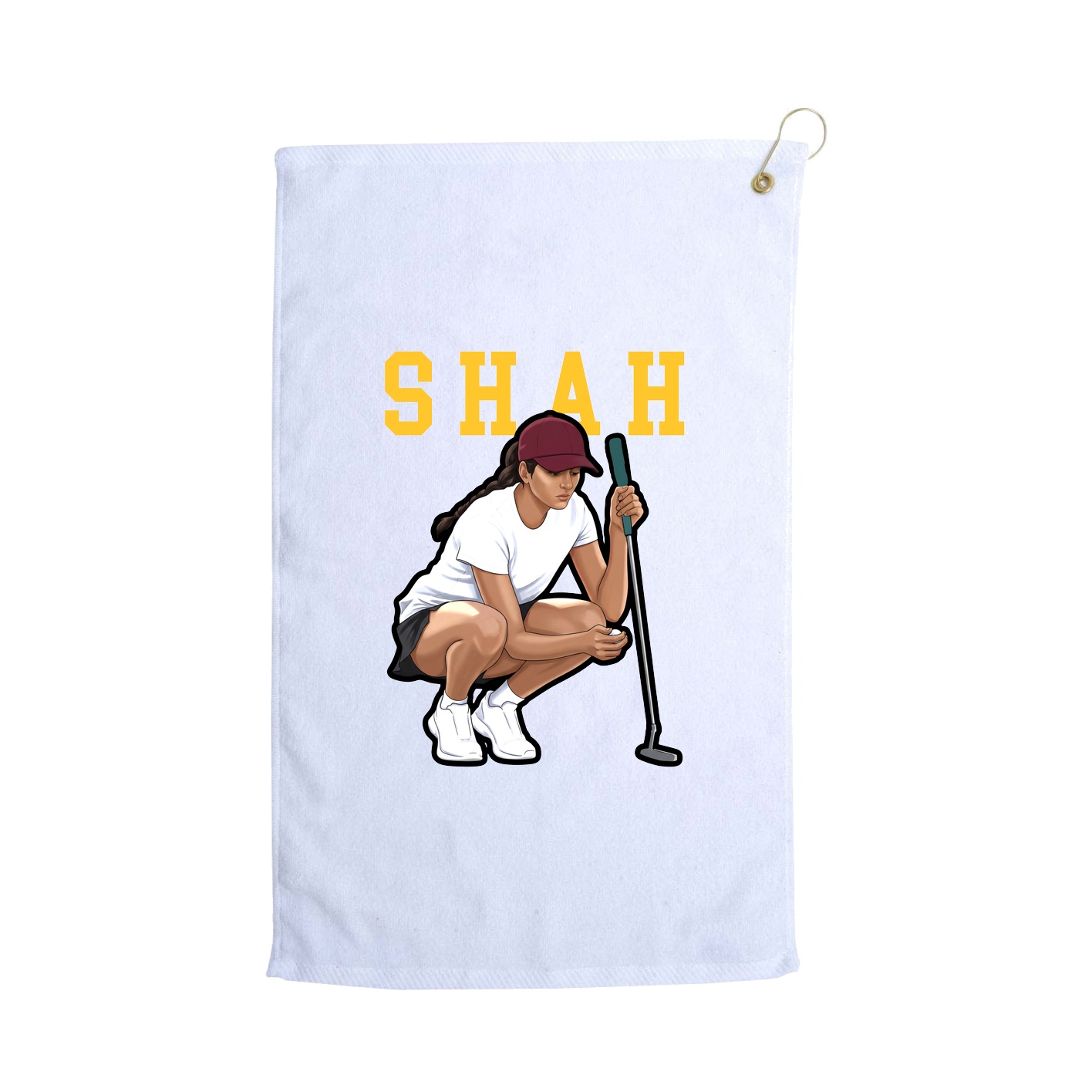 Golf Towel — Shirsey in White
