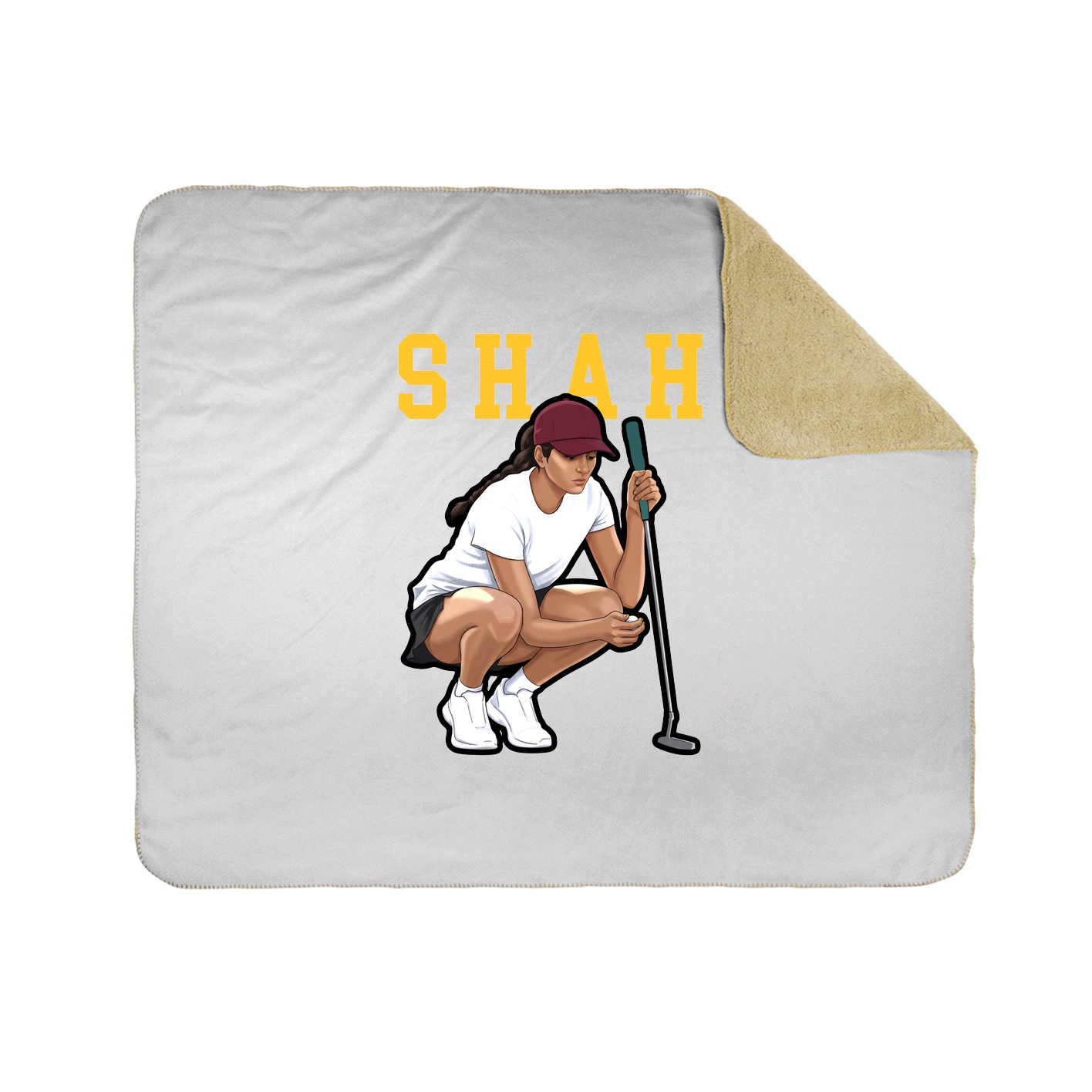 Throw Blanket — Shirsey in White
