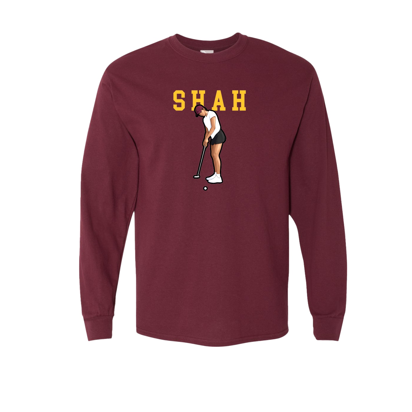 Long Sleeve Tee — Shirsey in Maroon