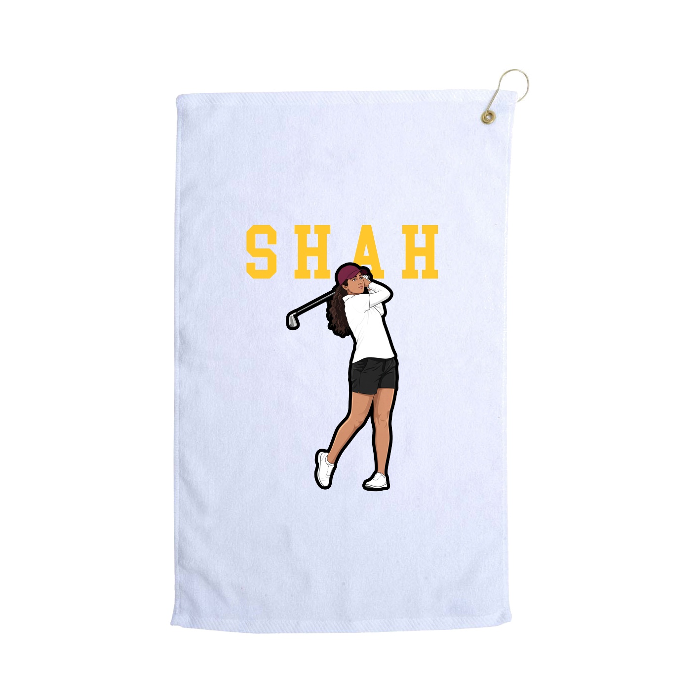 Golf Towel — Shirsey in White