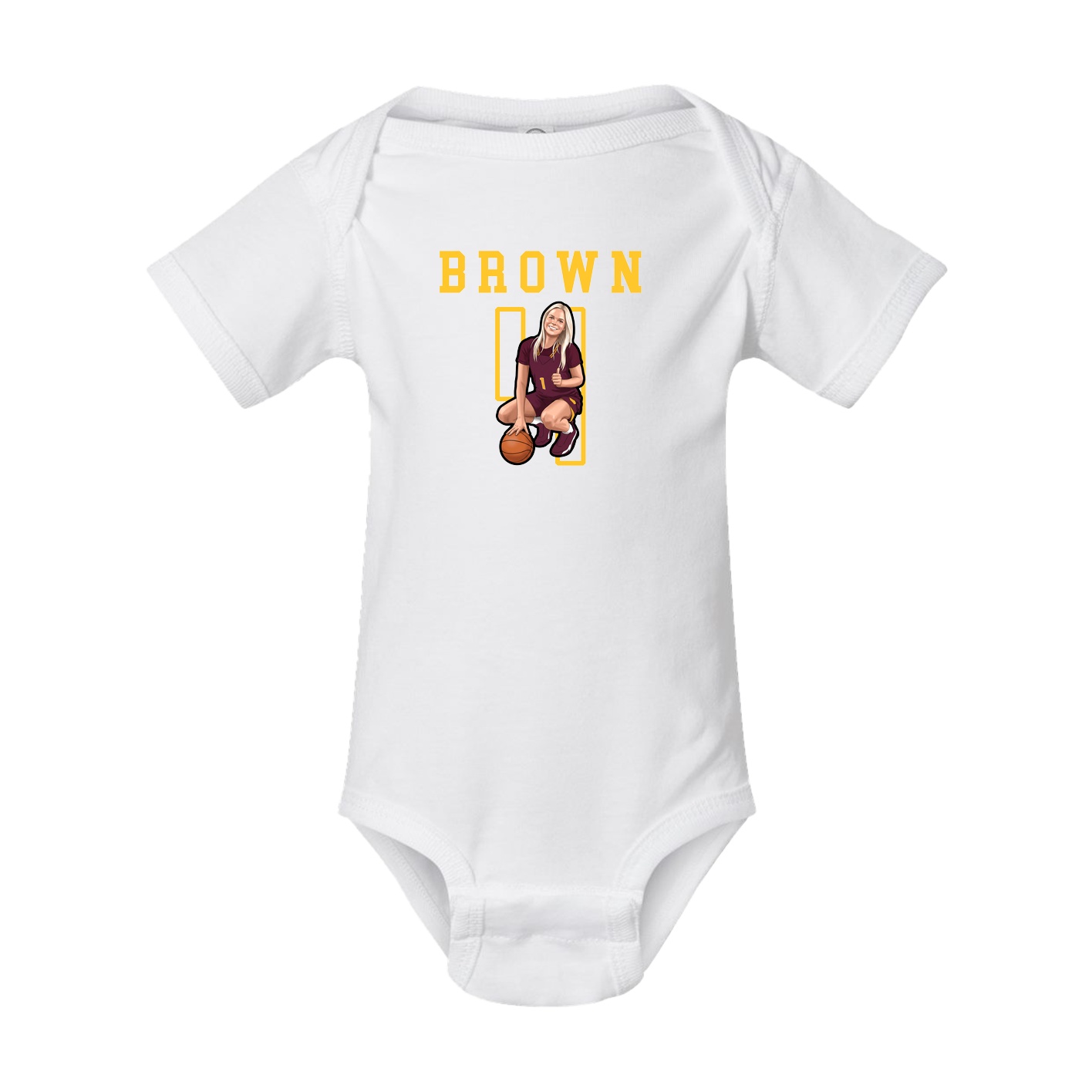 Baby Onesie — Shirsey in White
