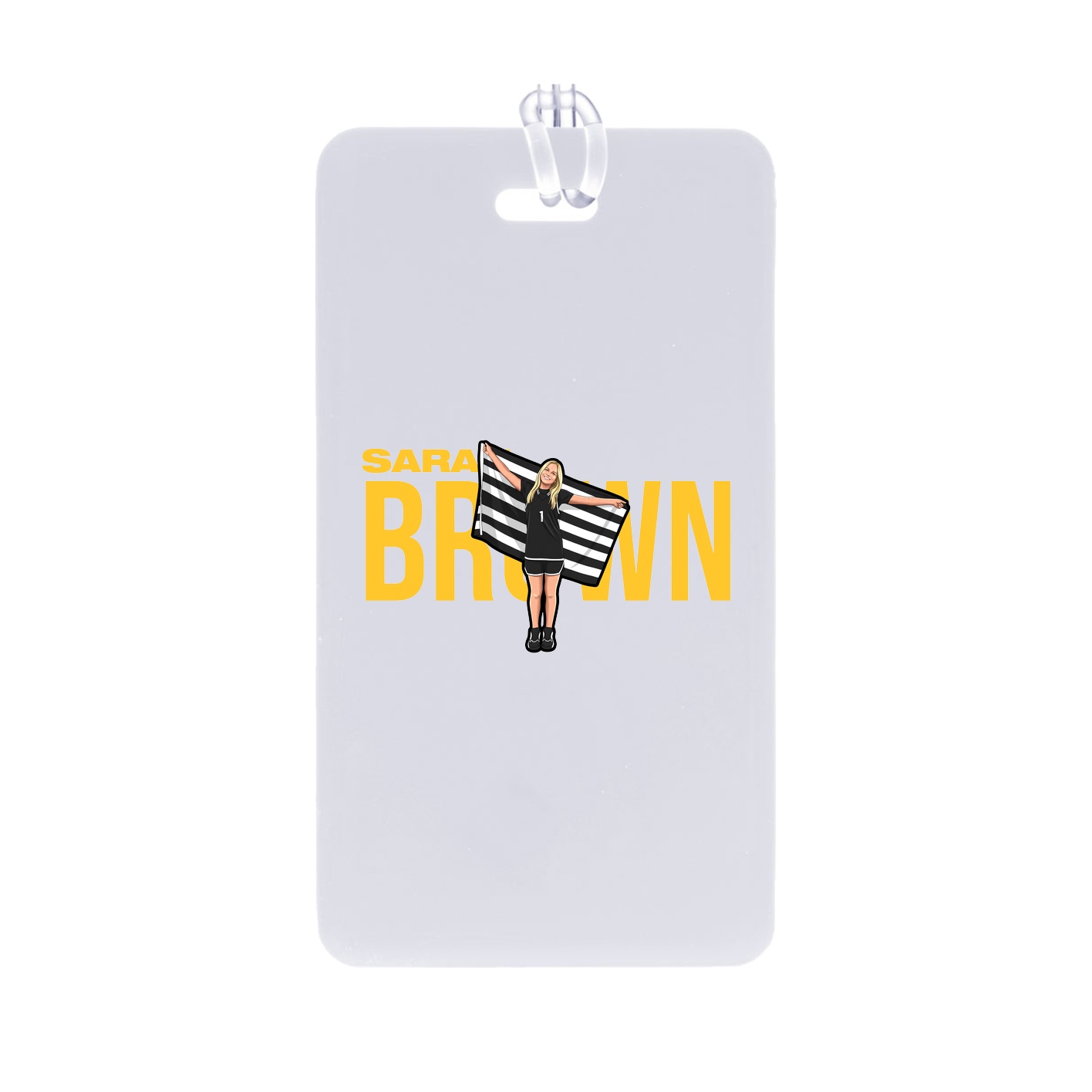 Bag Tag — Player Name in Classic