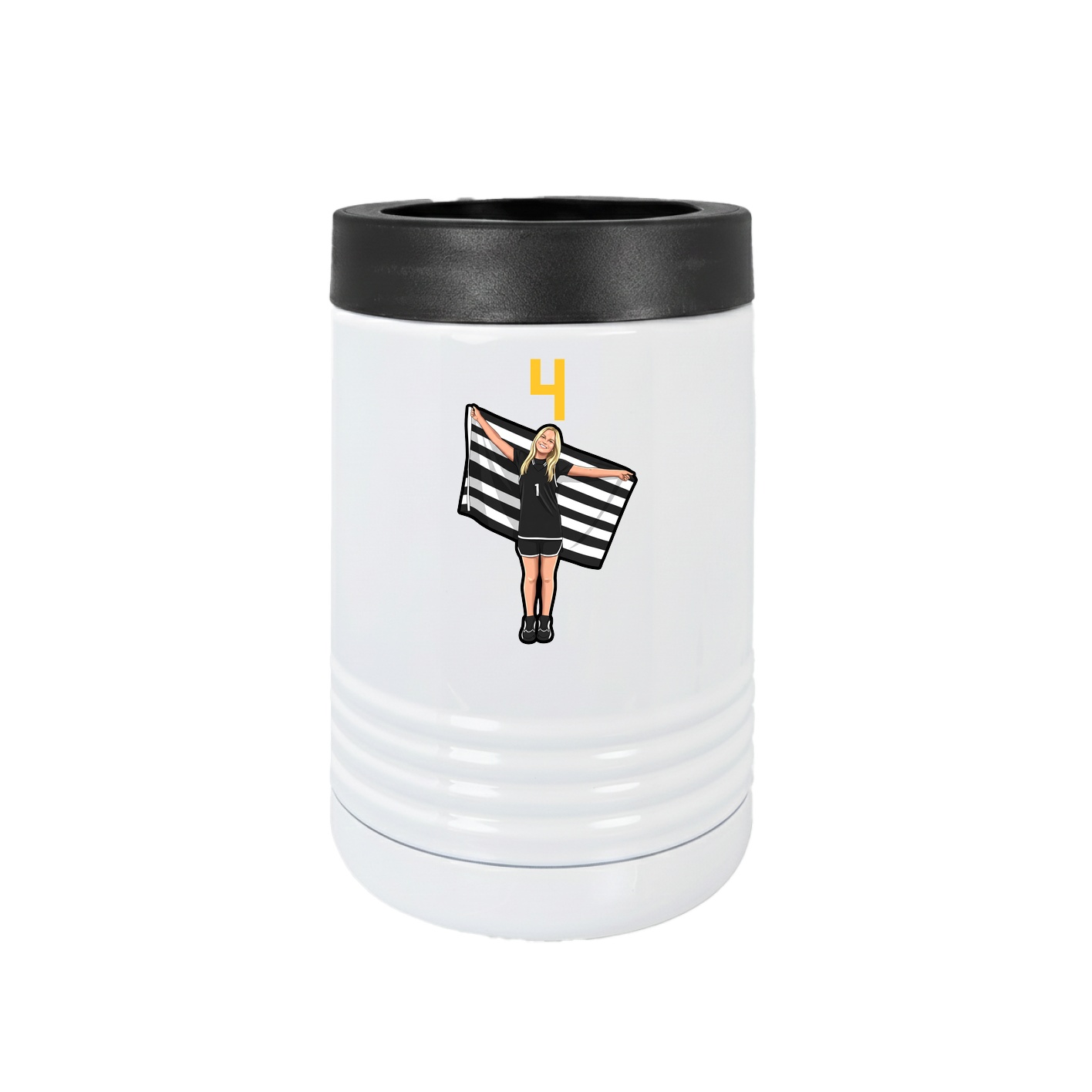 Beverage Holder — Number Top in White