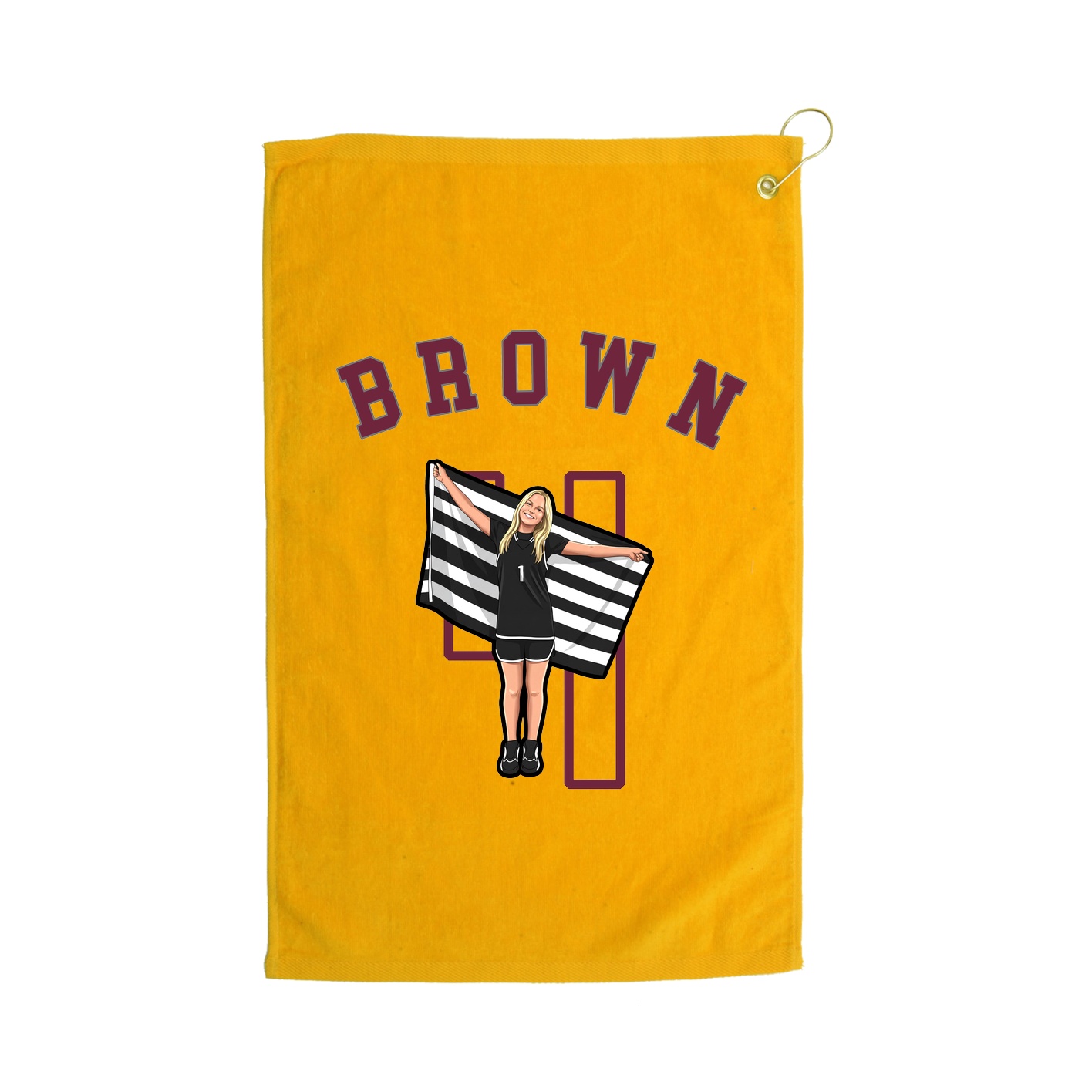 Golf Towel — Shirsey Arch in Gold