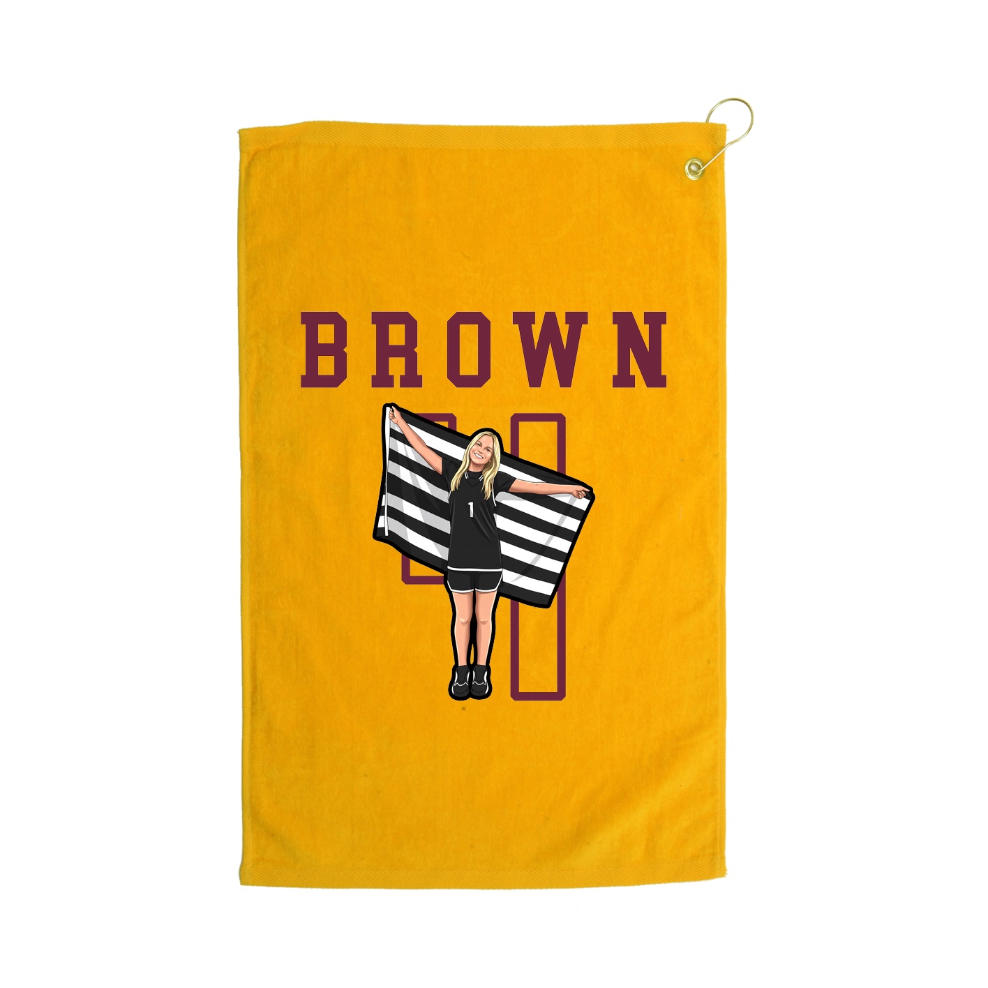 Golf Towel — Shirsey in Gold