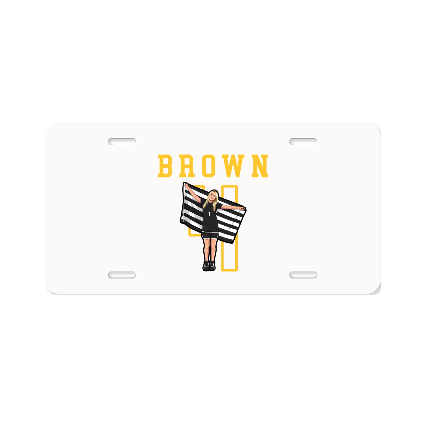 License Plate — Shirsey in Classic