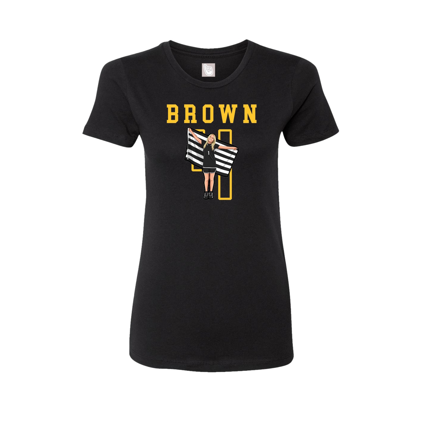 Fitted Women's Tee — Shirsey in Black