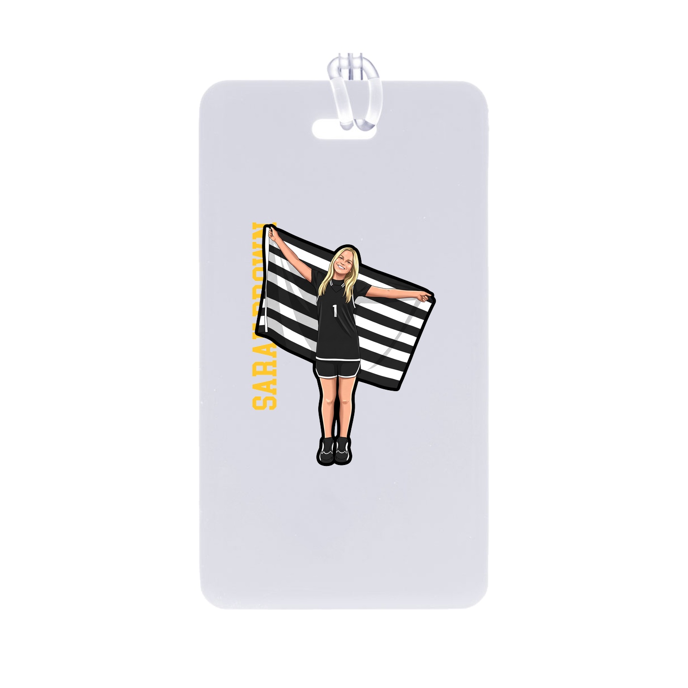 Bag Tag — Name Vertical in Classic