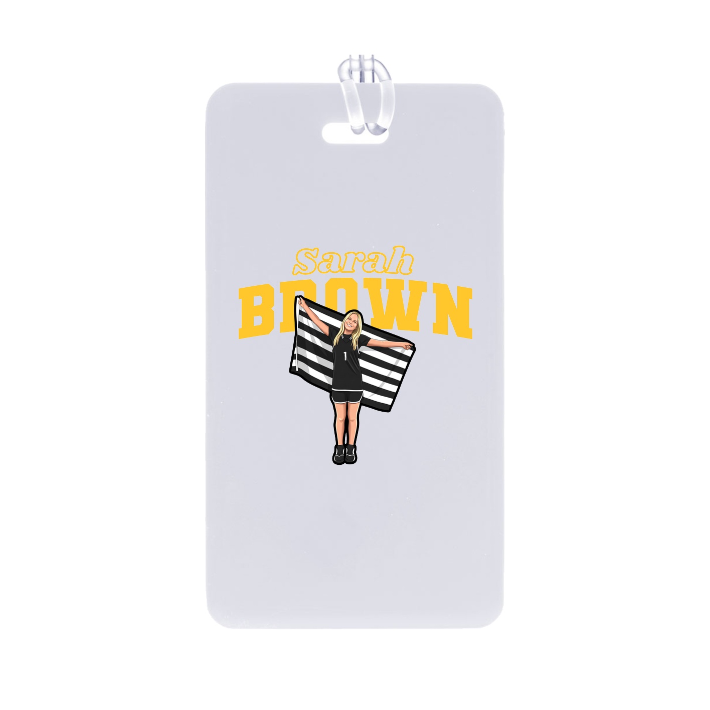 Bag Tag — Name Arch in Classic