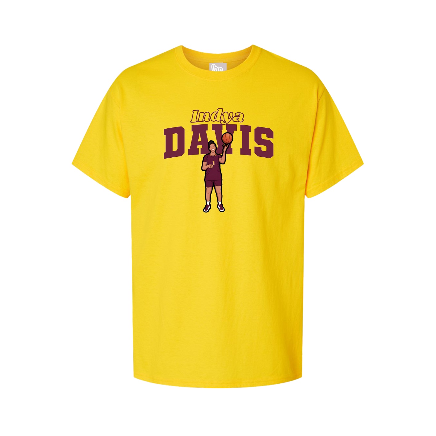 Tee — Name Arch in Gold