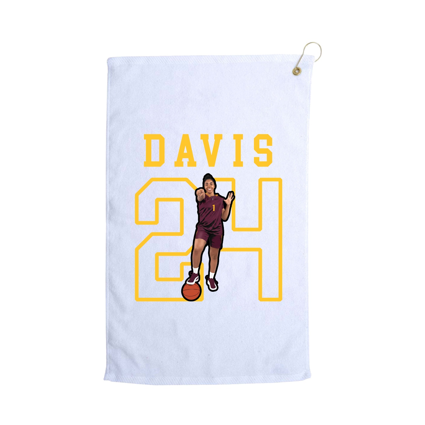 Golf Towel — Shirsey in White