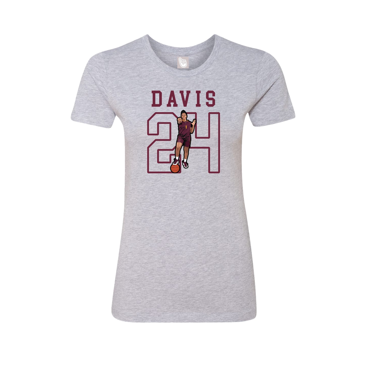 Fitted Women's Tee — Shirsey in Grey