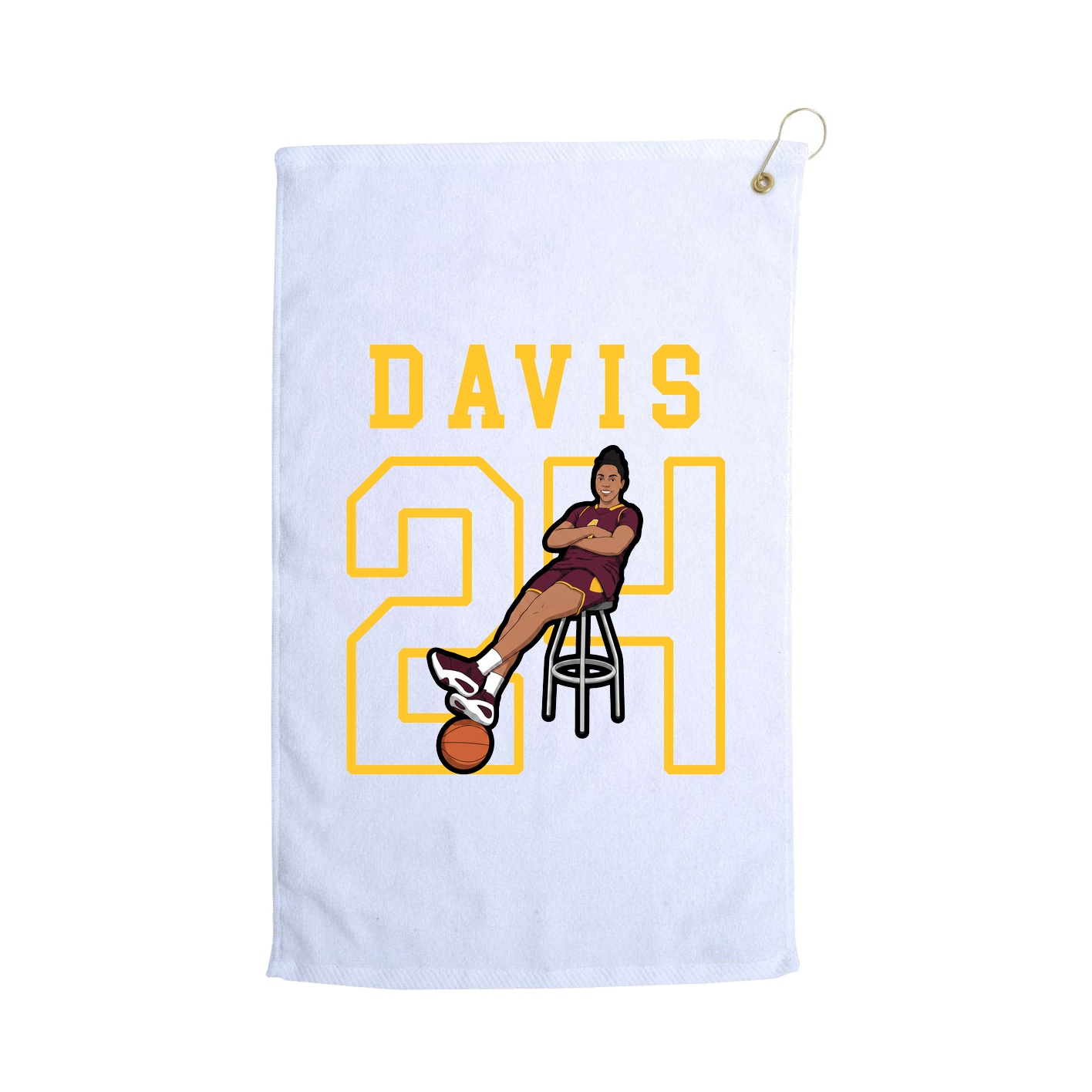 Golf Towel — Shirsey in White