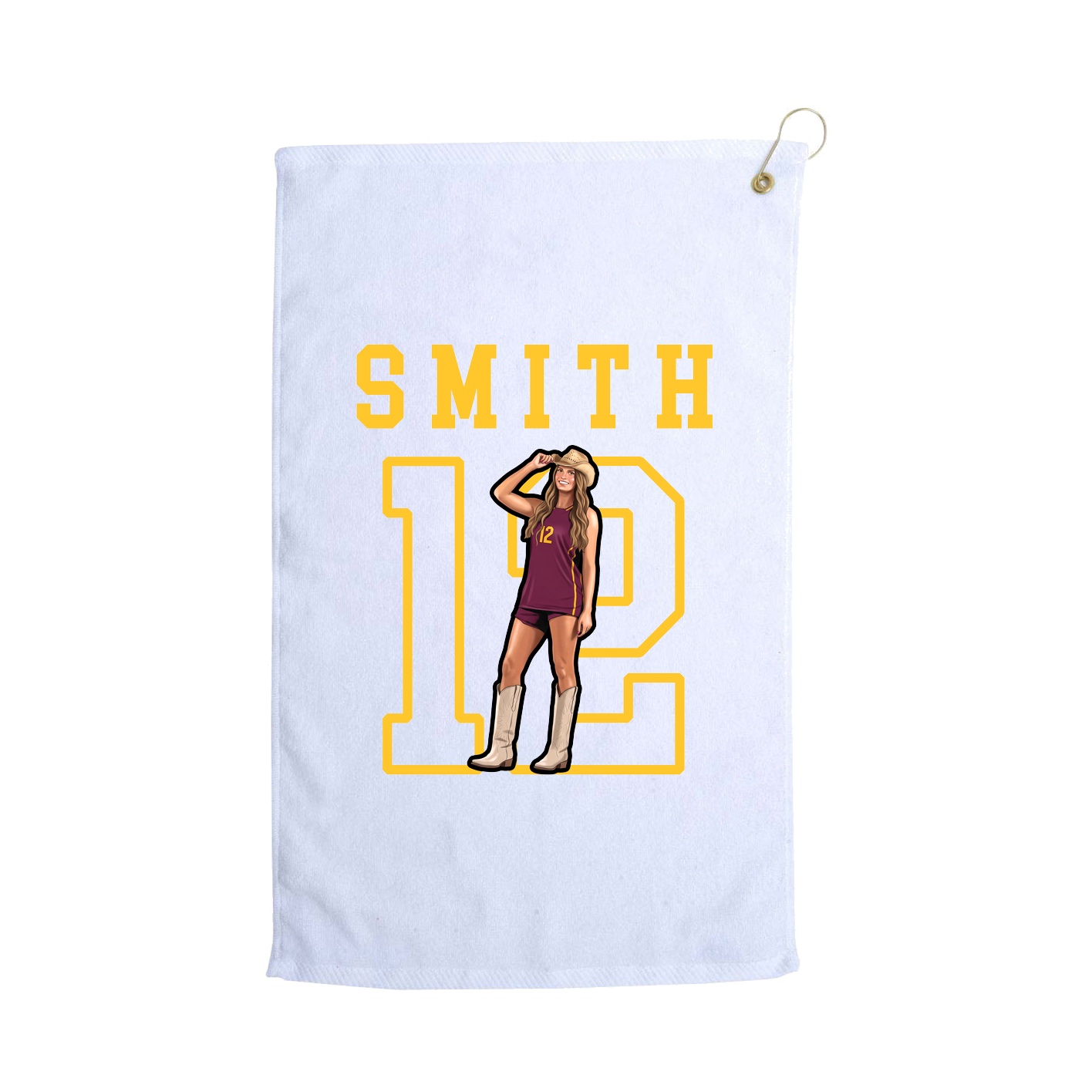 Golf Towel — Shirsey in White