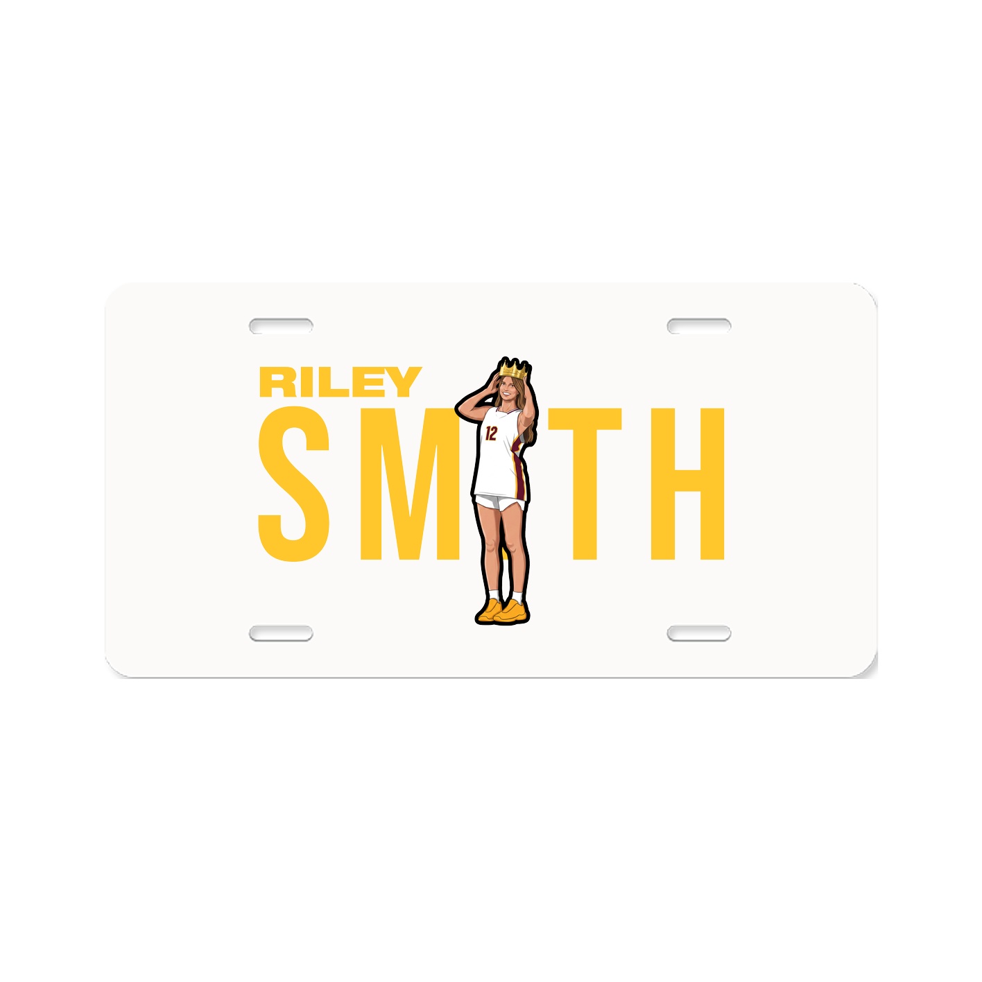 License Plate — Player Name in Classic