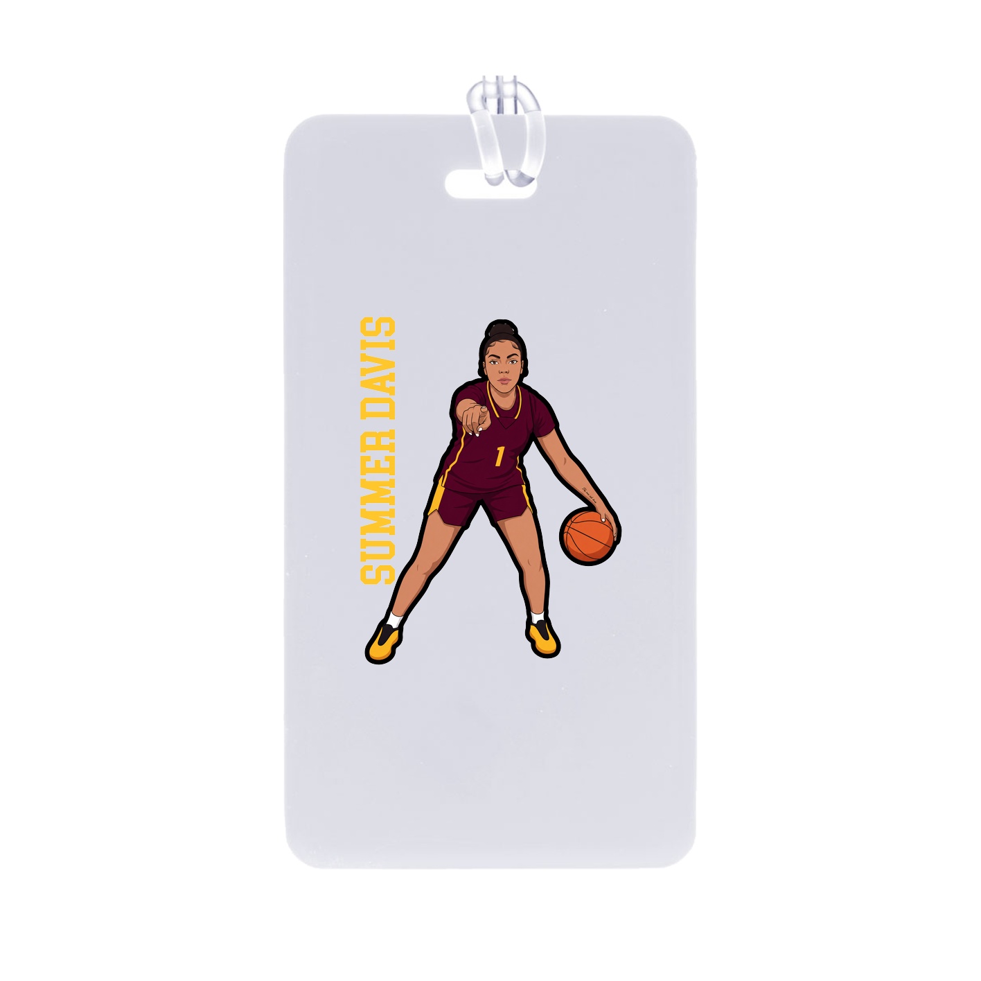Bag Tag — Name Vertical in Classic