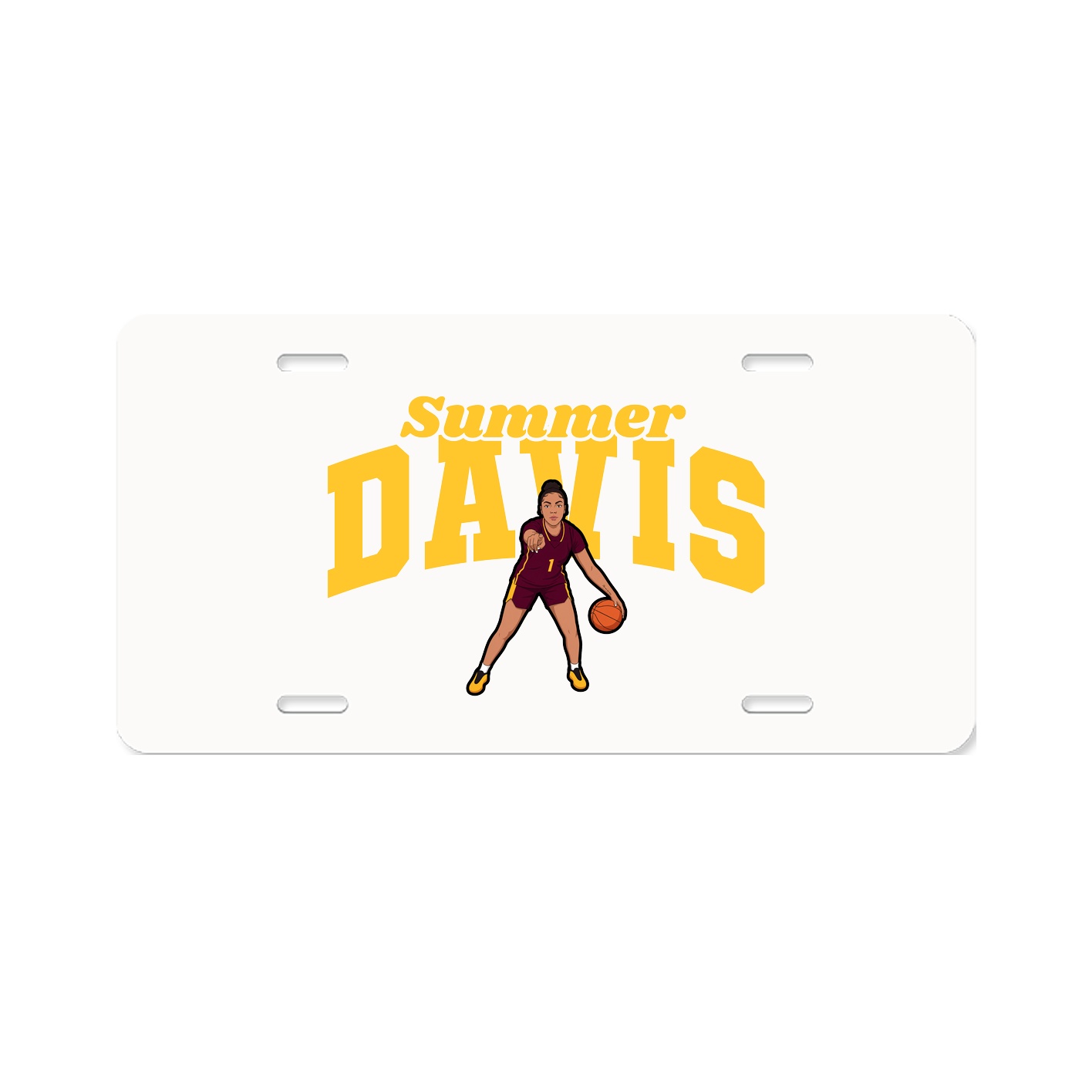 License Plate — Signature Arch in Classic