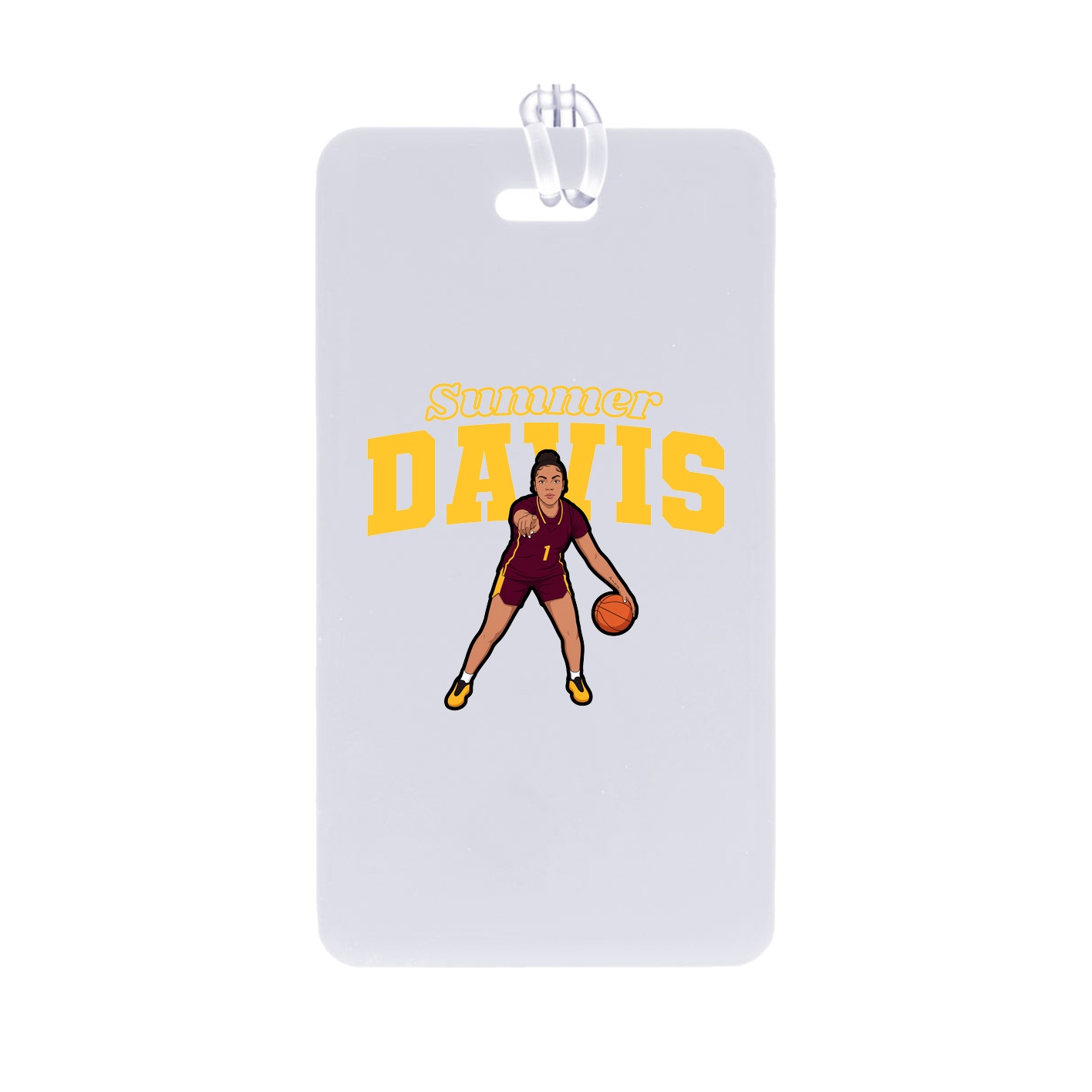 Bag Tag — Name Arch in Classic