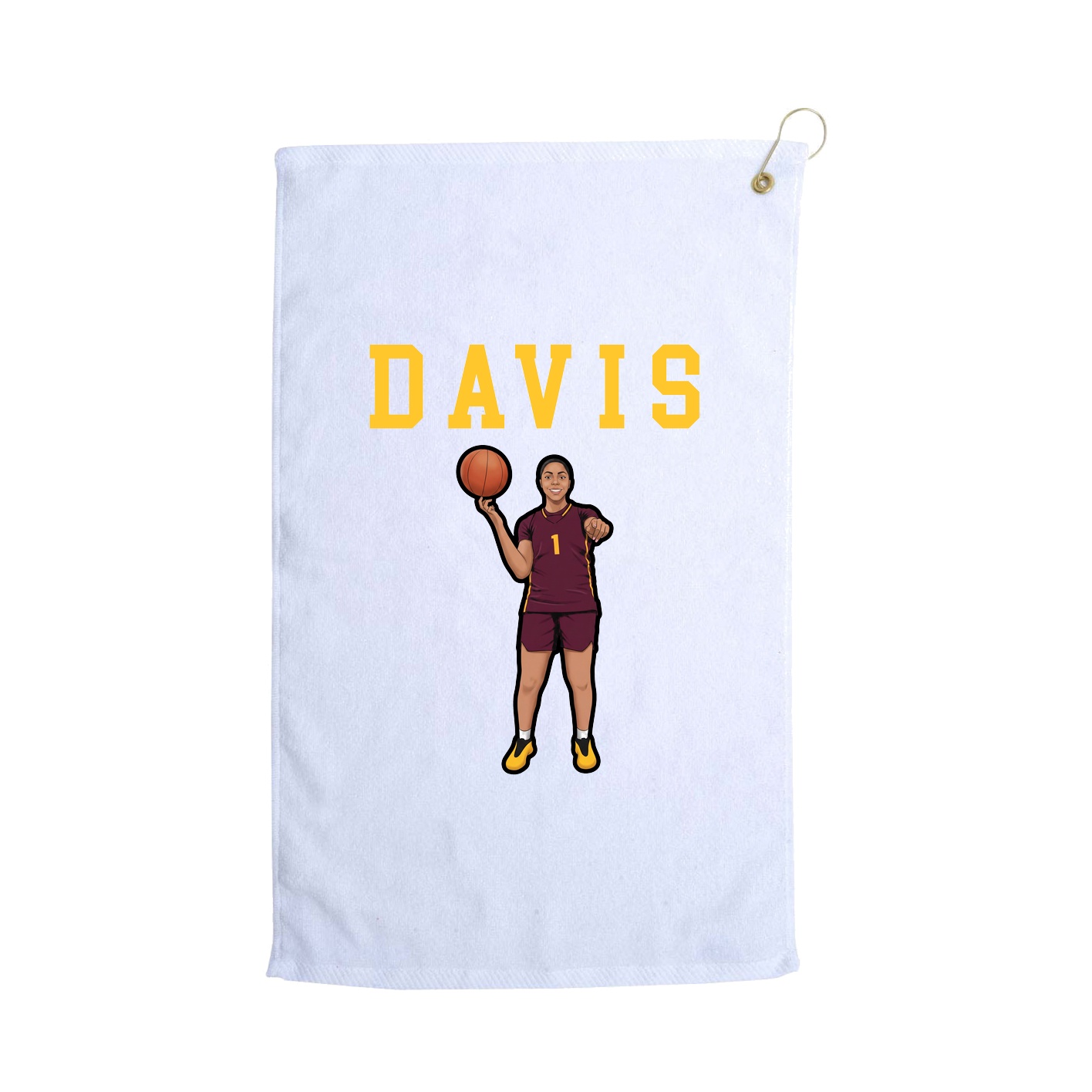 Golf Towel — Shirsey in White