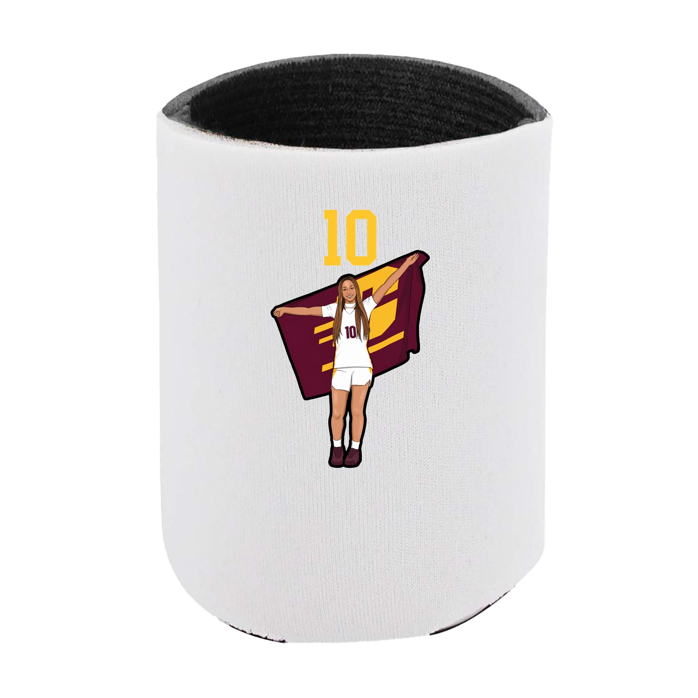 Can Holder — Number Top in White