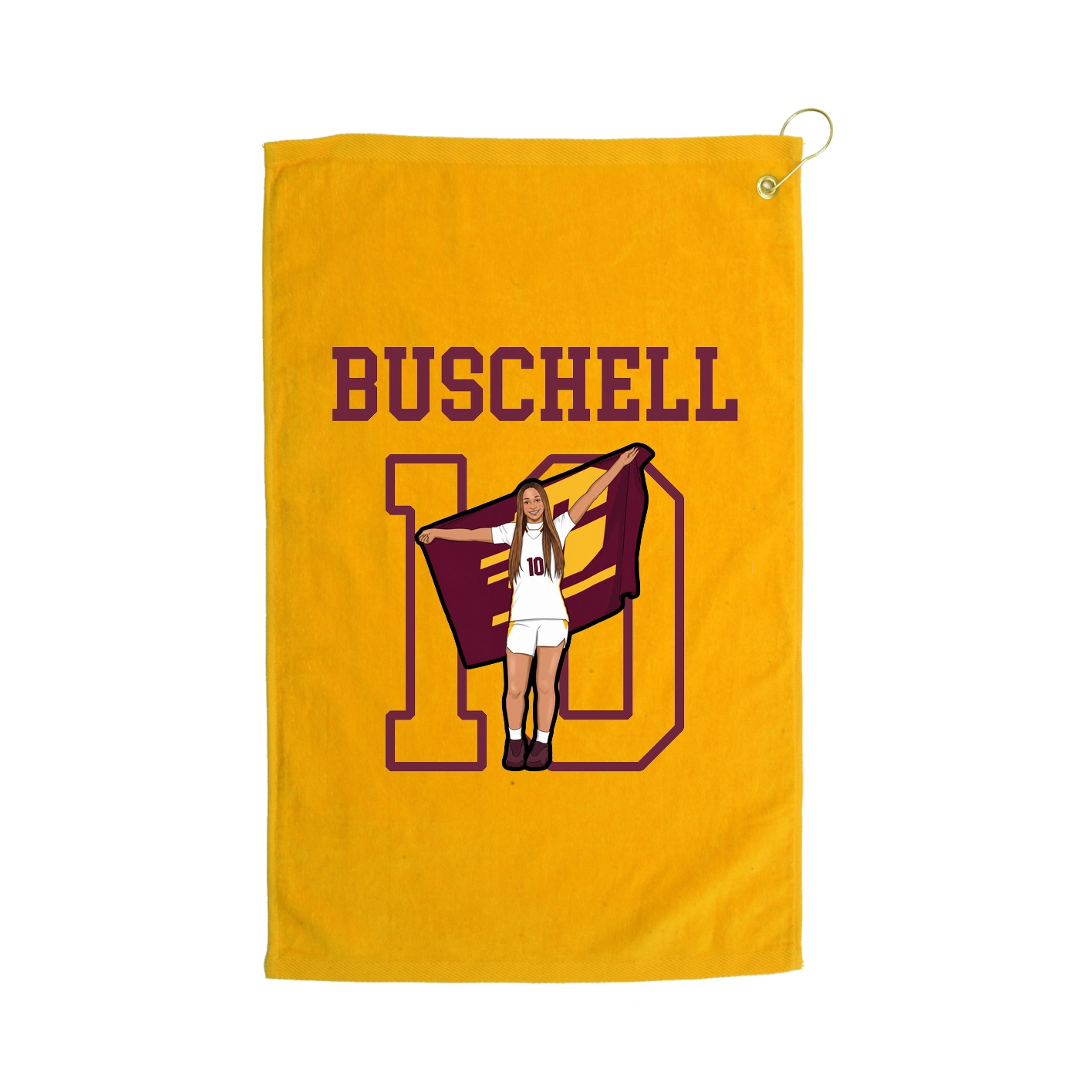 Golf Towel — Shirsey in Gold