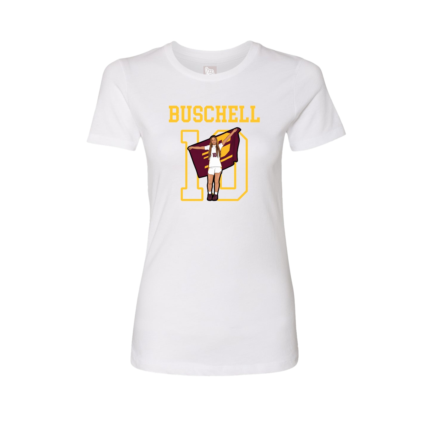 Fitted Women's Tee — Shirsey in White
