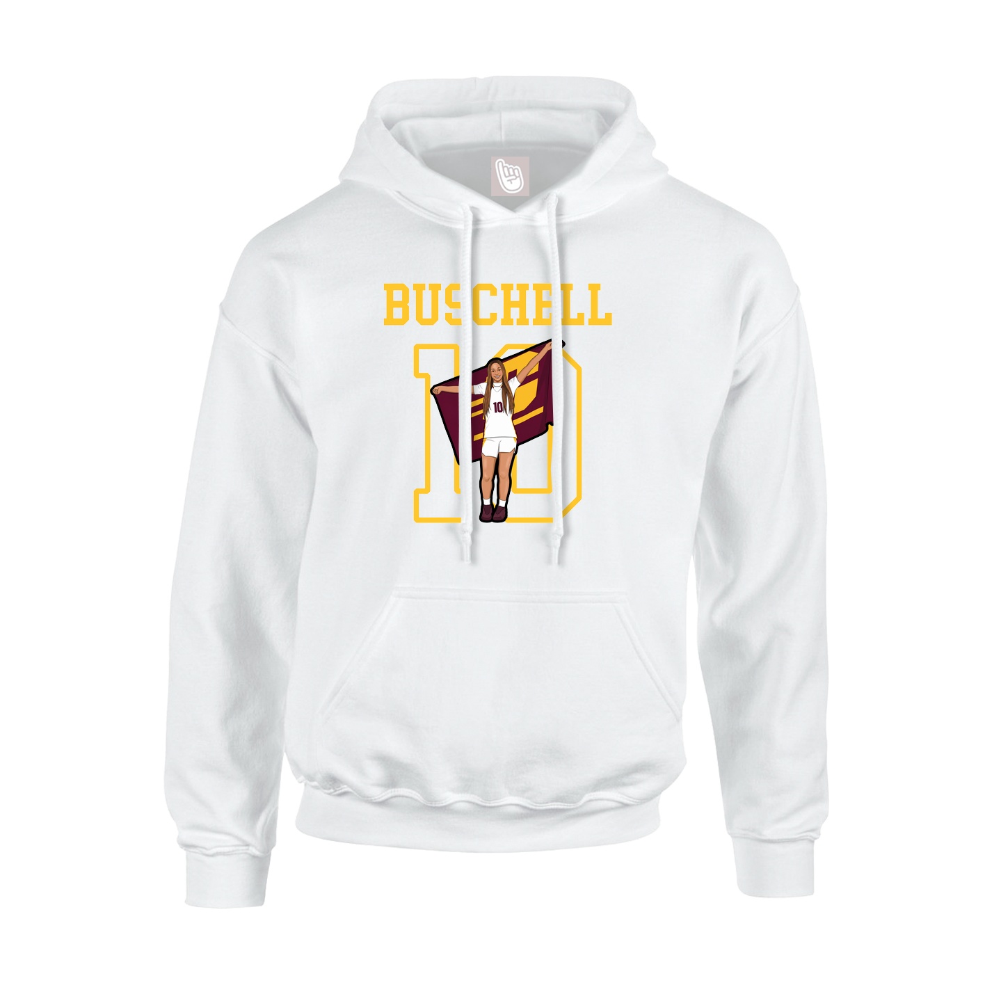 Youth Hoodie — Shirsey in White