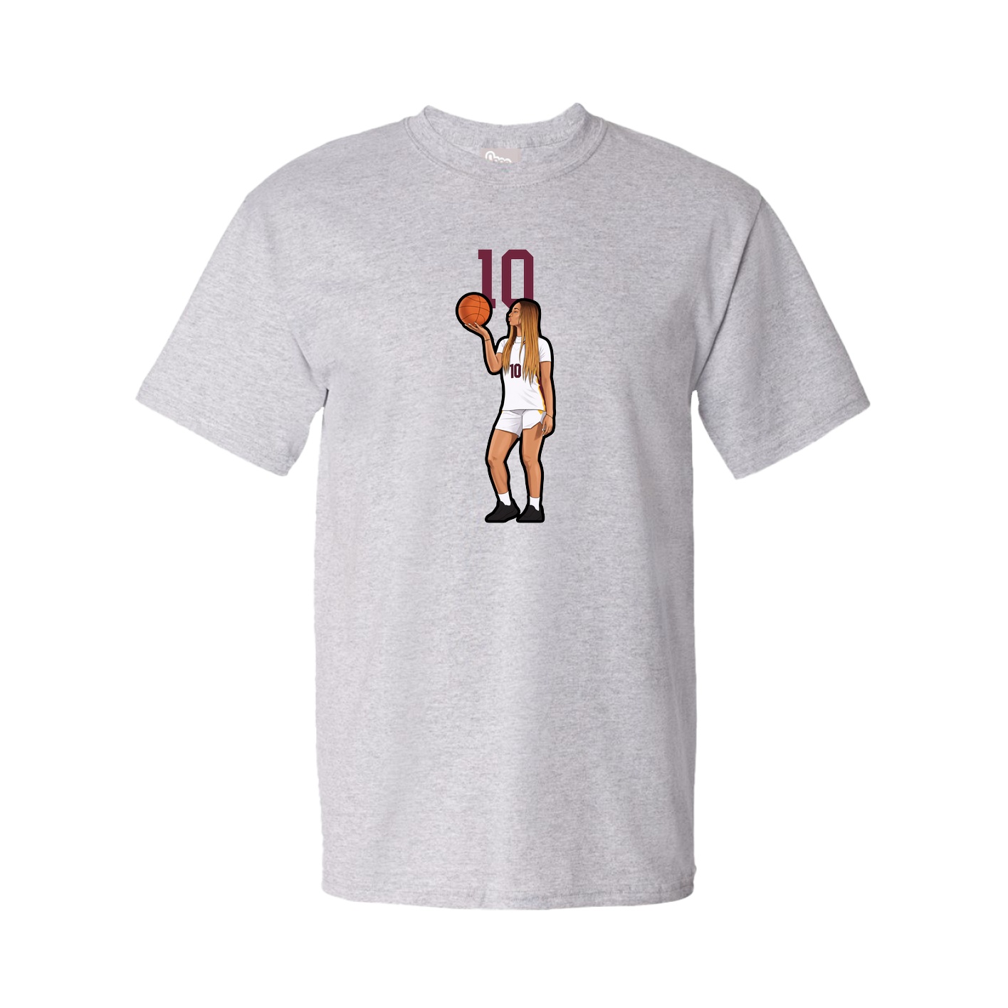 Tee — Number Top in Grey