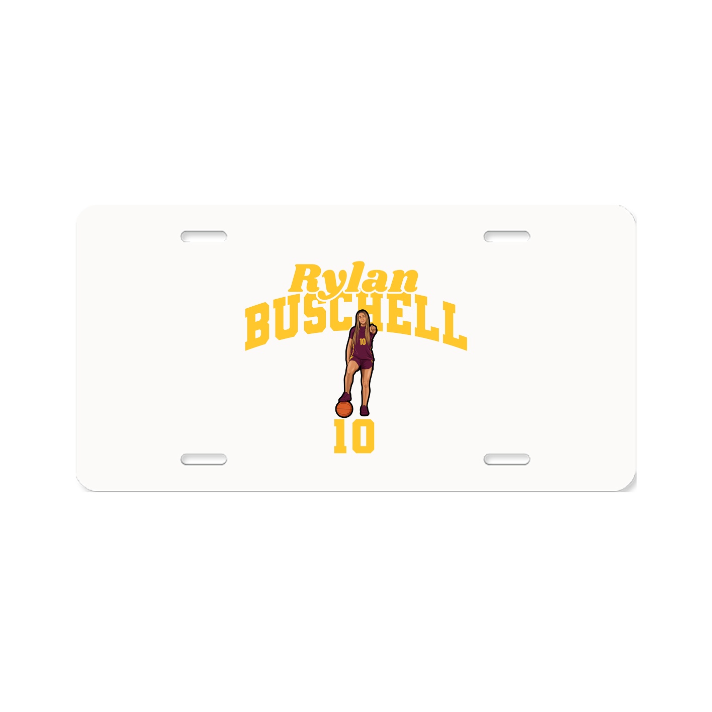 License Plate — Signature Arch in Classic