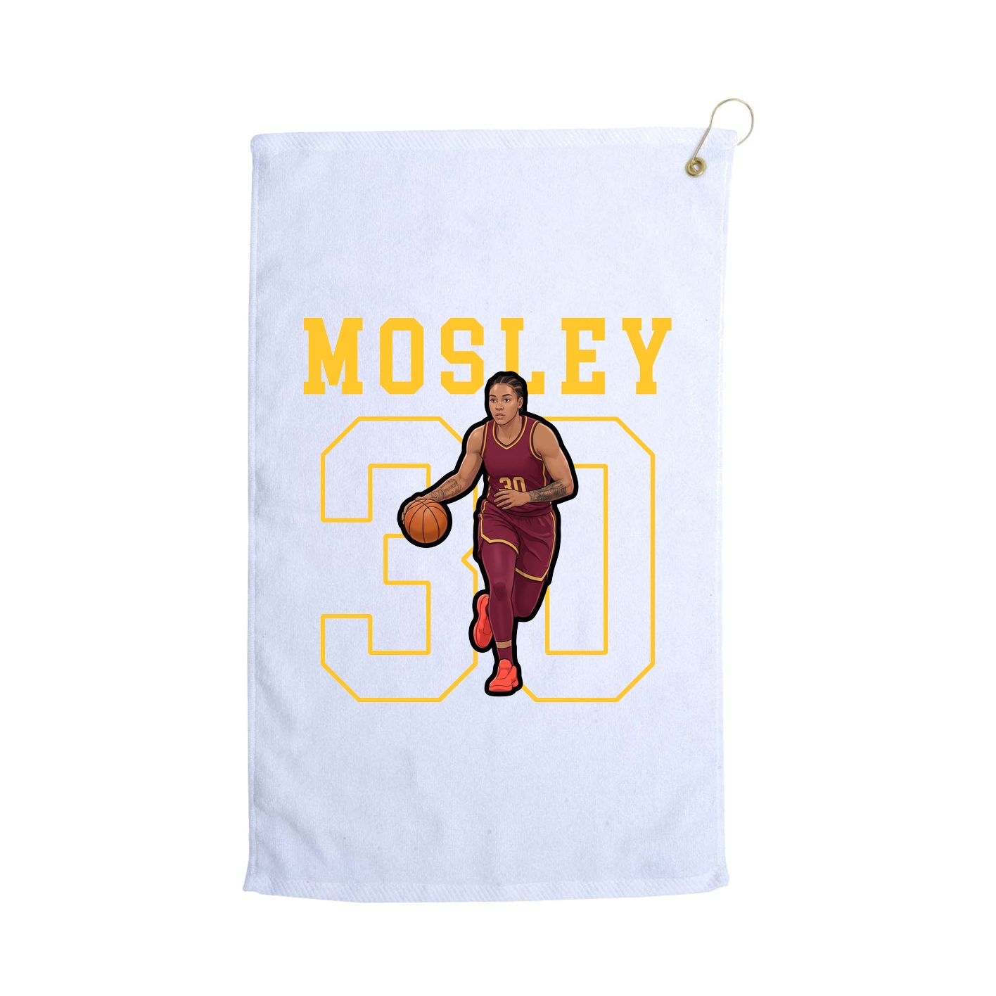 Golf Towel — Shirsey in White