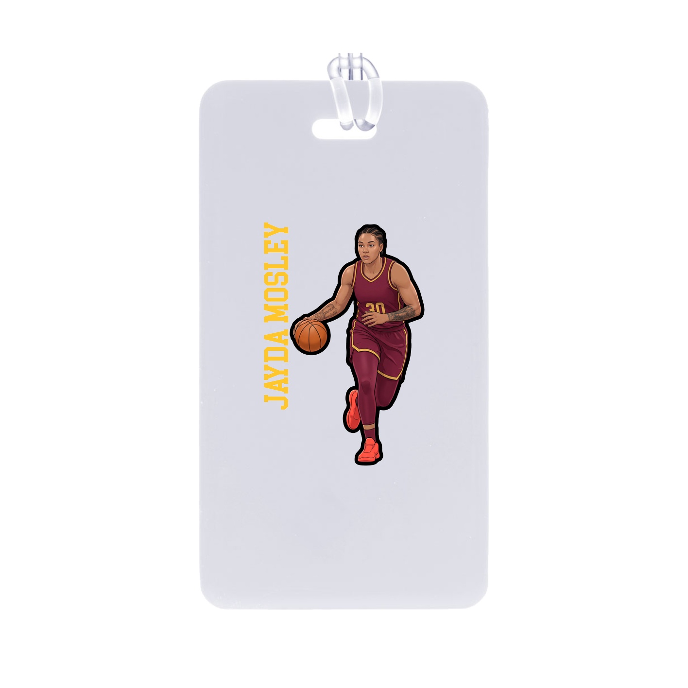 Bag Tag — Name Vertical in Classic