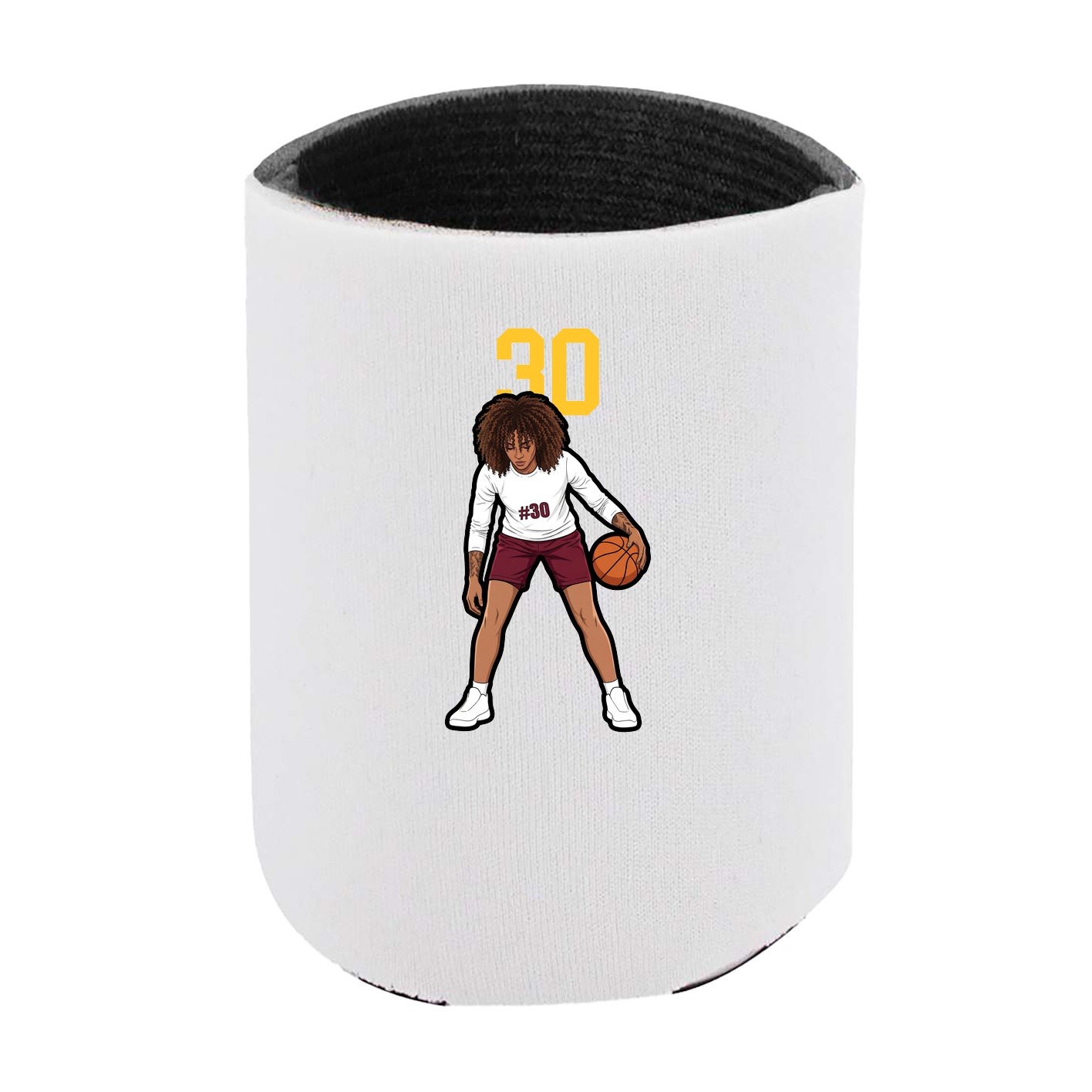 Can Holder — Number Top in White
