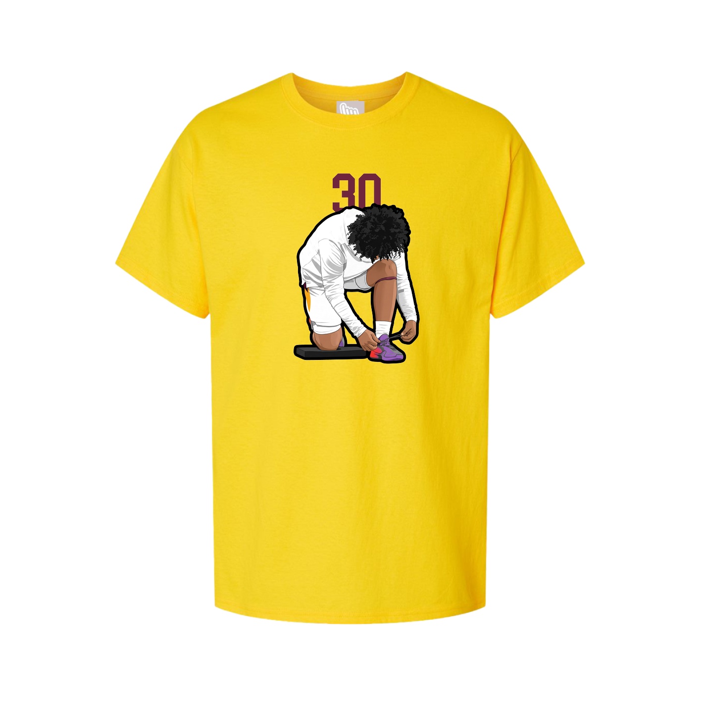 Tee — Number Top in Gold