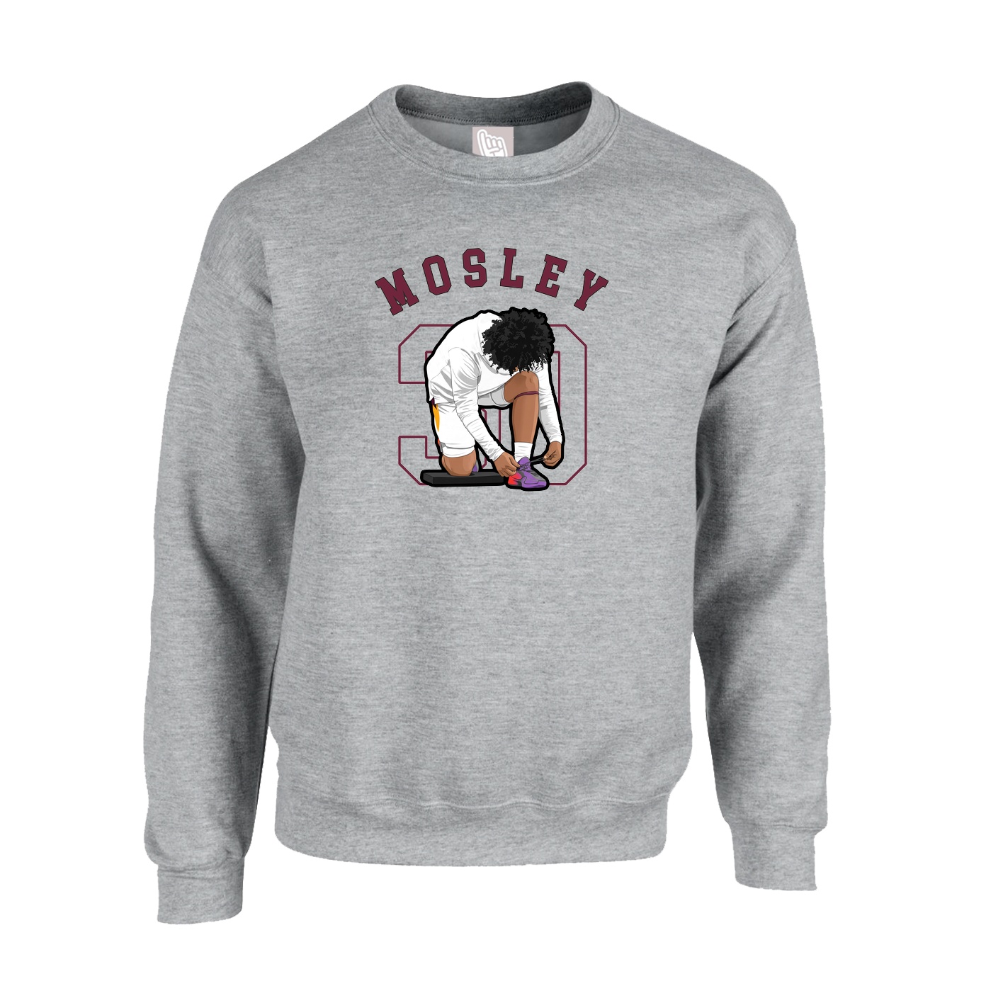 Fleece Crew — Shirsey Arch in Grey