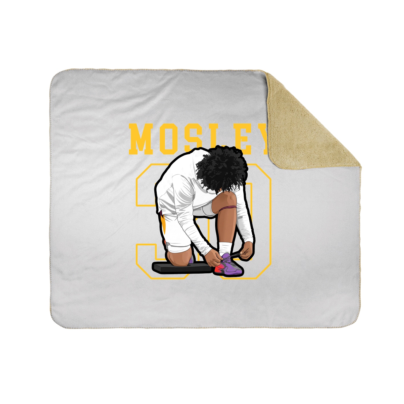 50x60 Sherpa Lined Throw Blanket