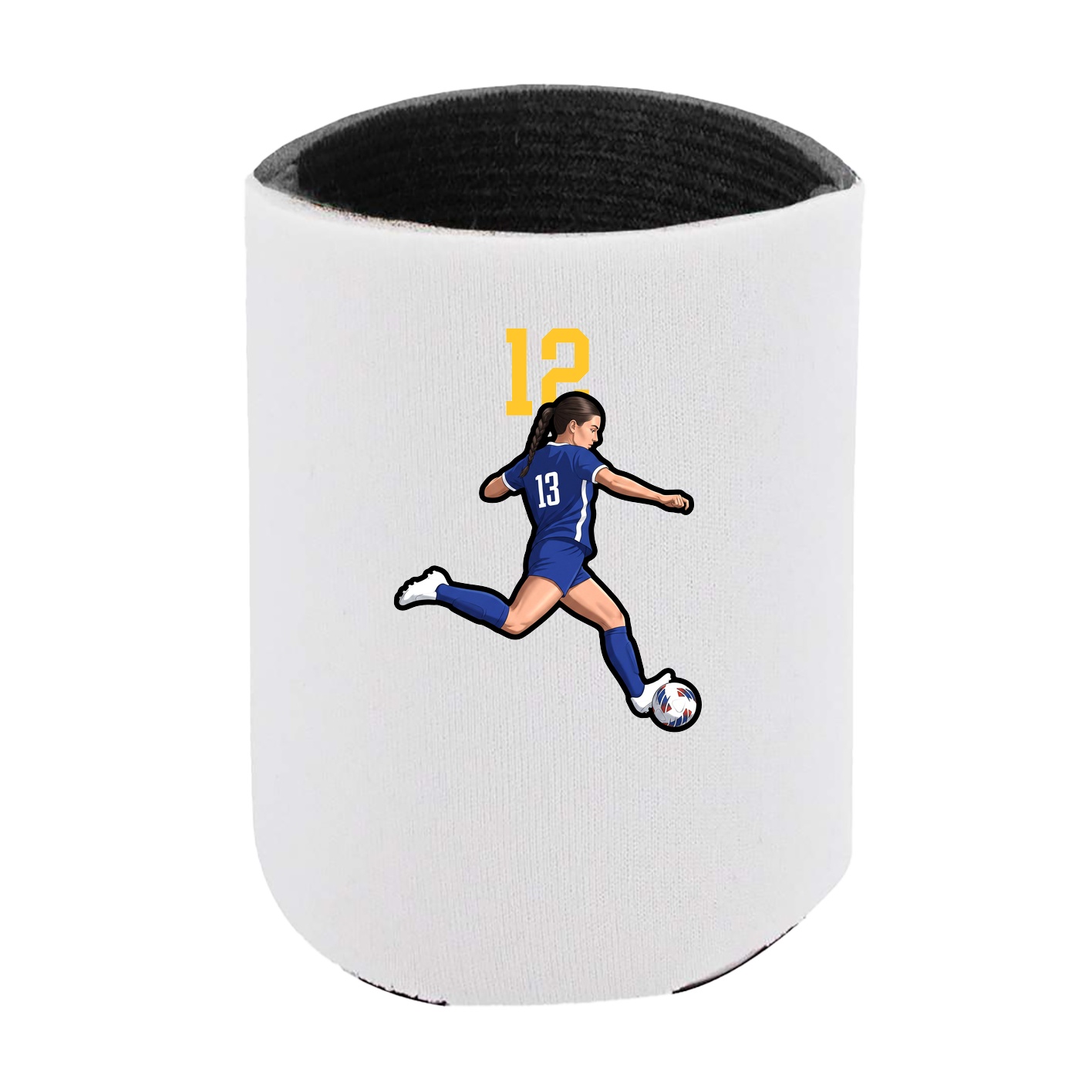 Can Holder — Number Top in White