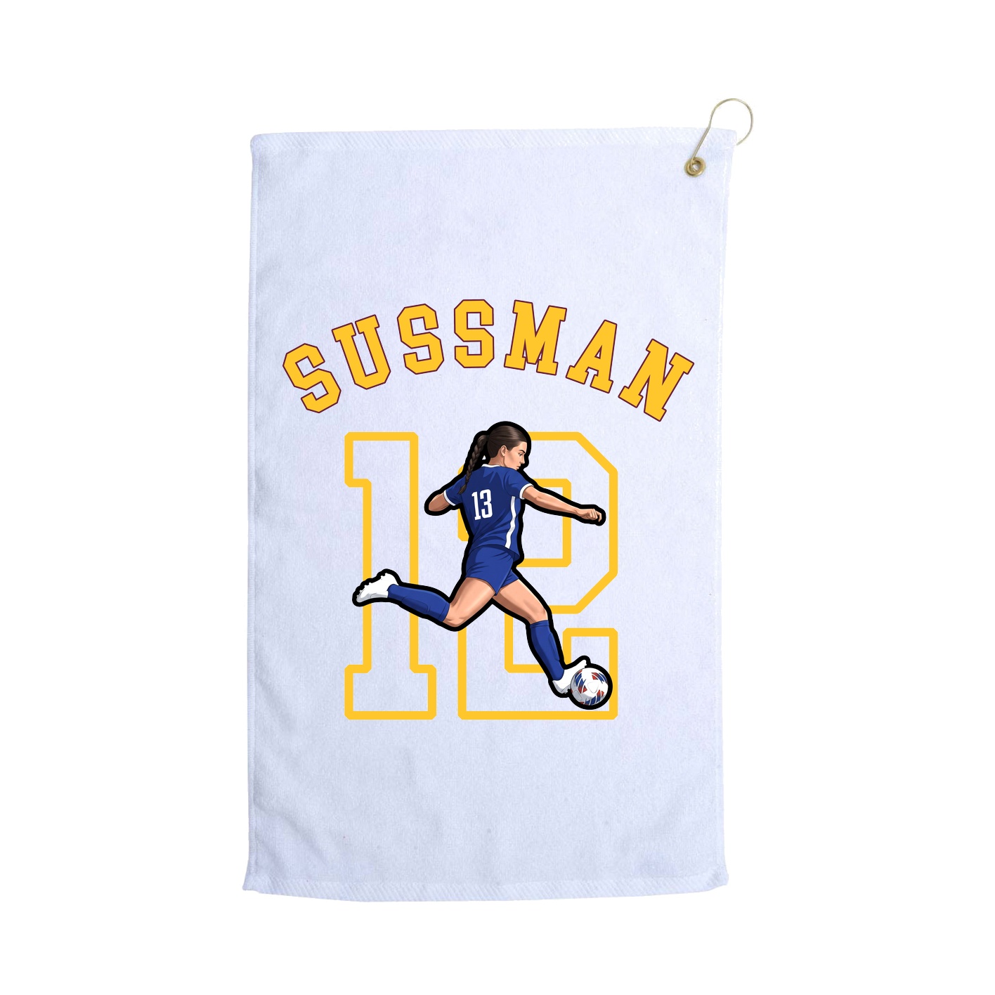 Golf Towel — Shirsey Arch in White