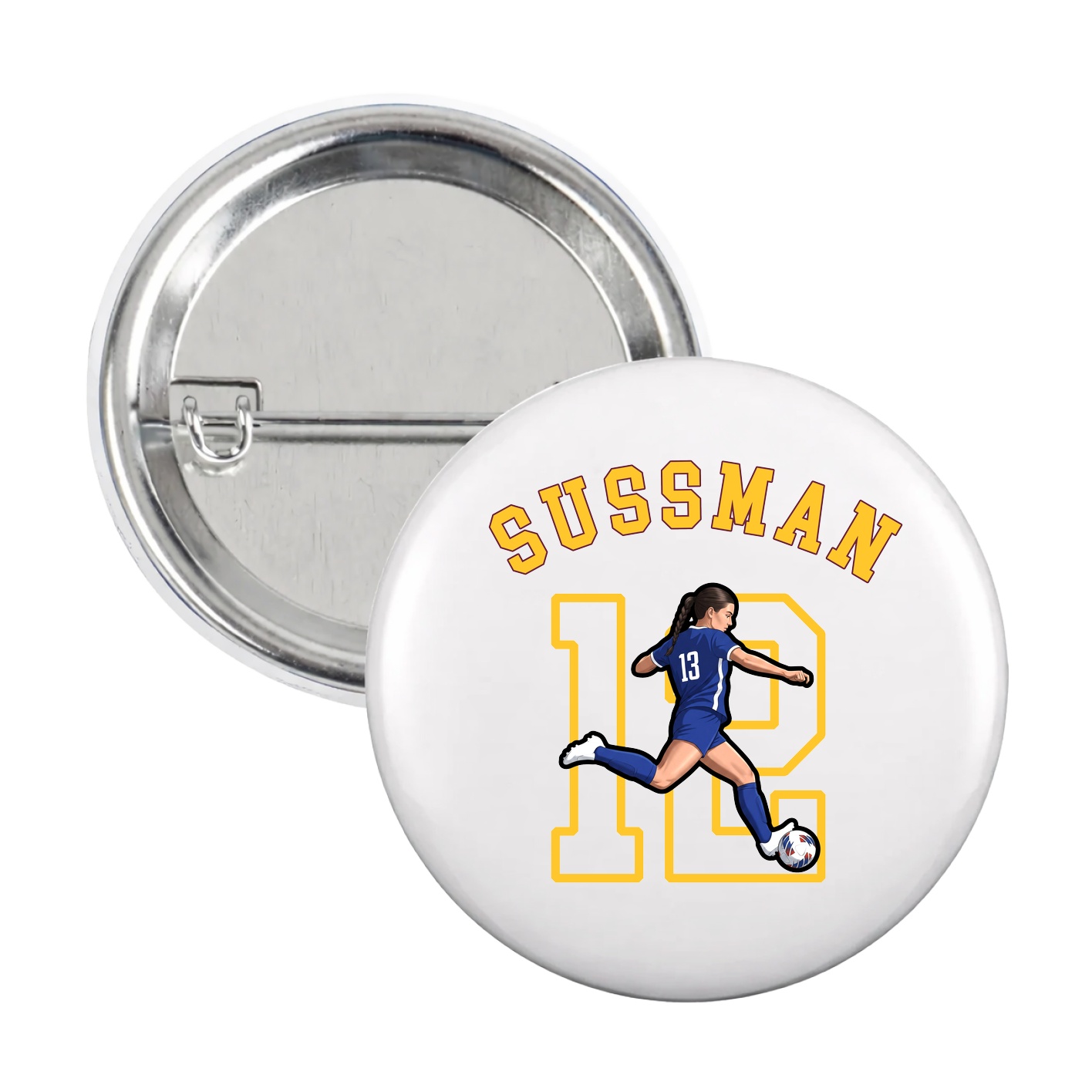 Game Day Button — Shirsey Arch in White
