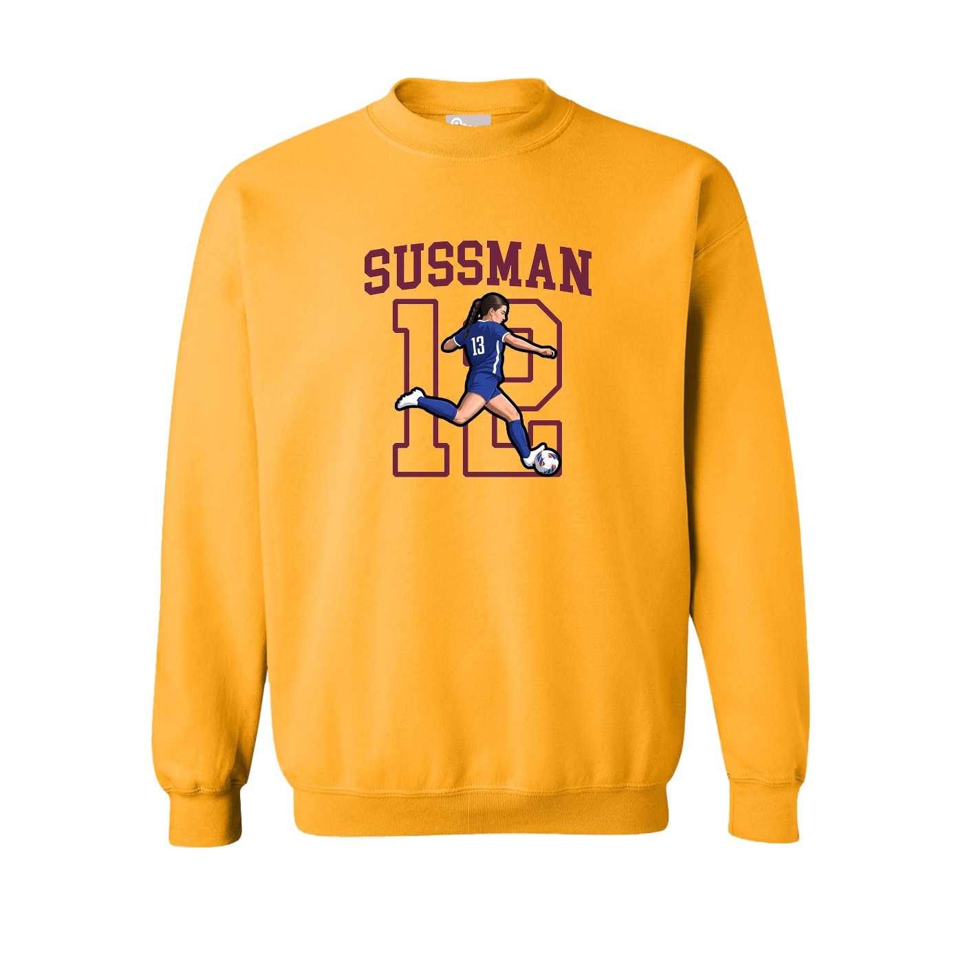 Fleece Crew — Shirsey in Gold