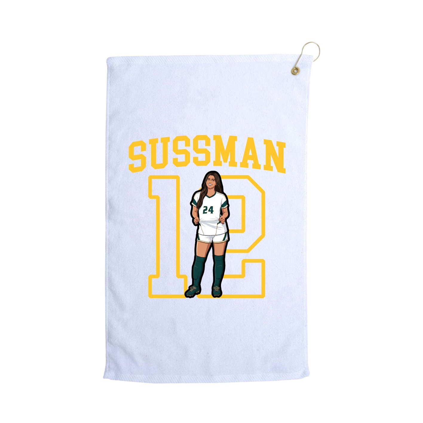 Golf Towel — Shirsey in White
