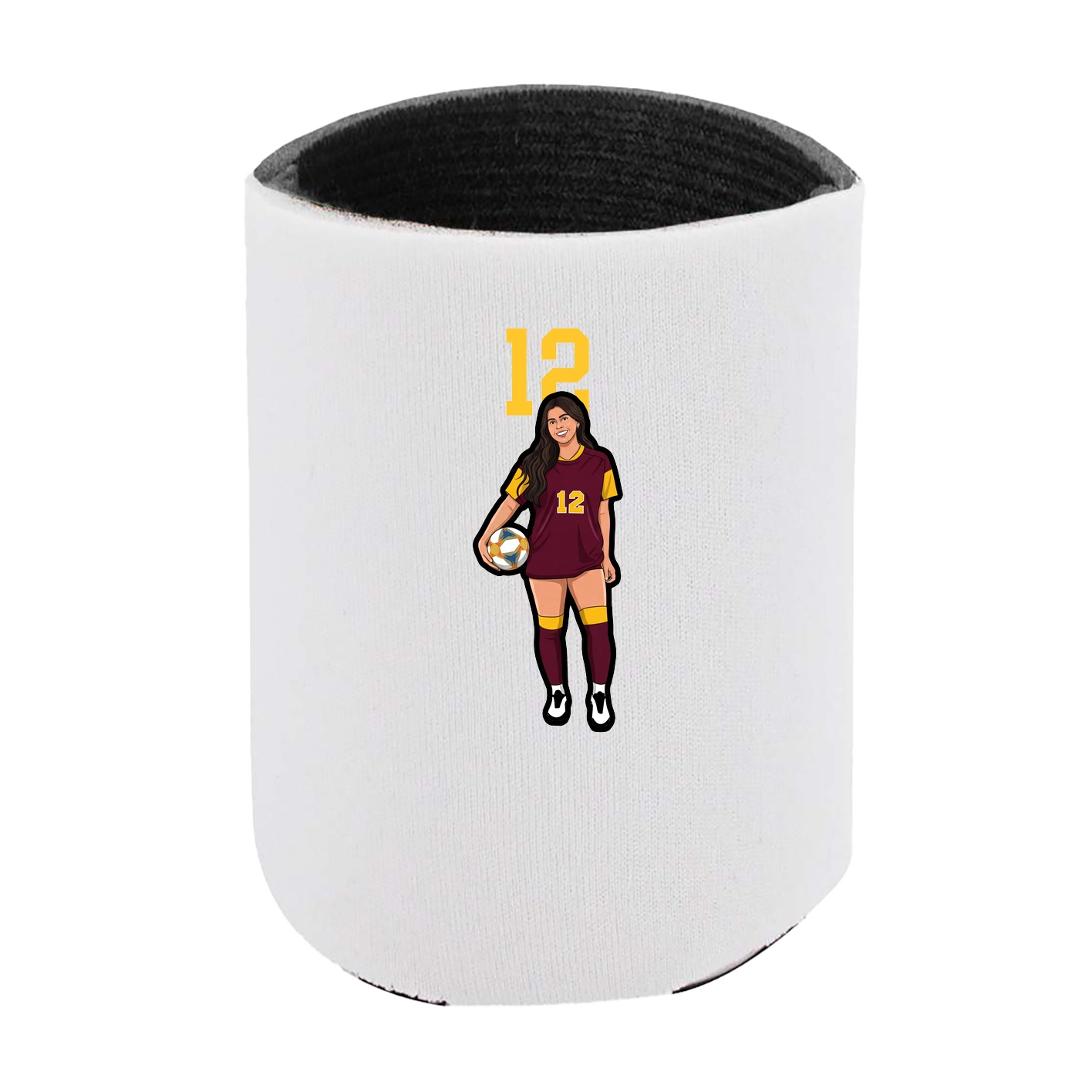Can Holder — Number Top in White