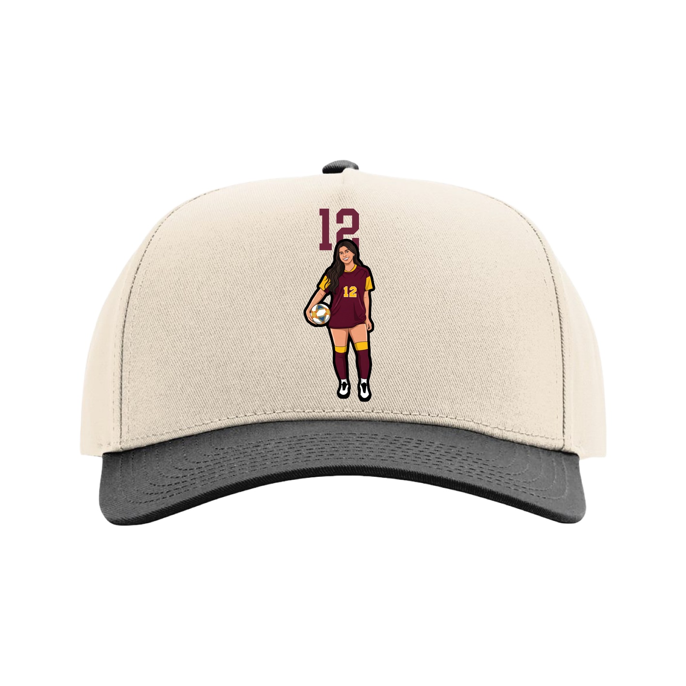 Full Fabric Five-Panel Champ Cap